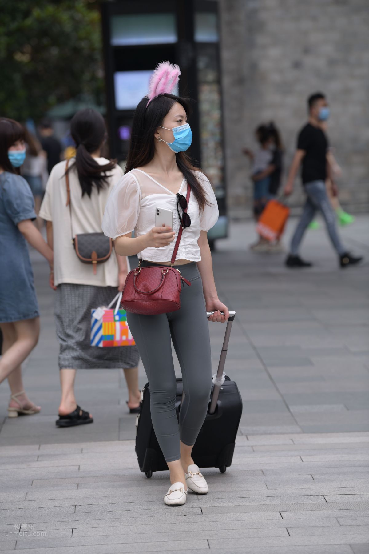 [Mojing Street] 054 Street Snap Girl in Tight Pants photo 127