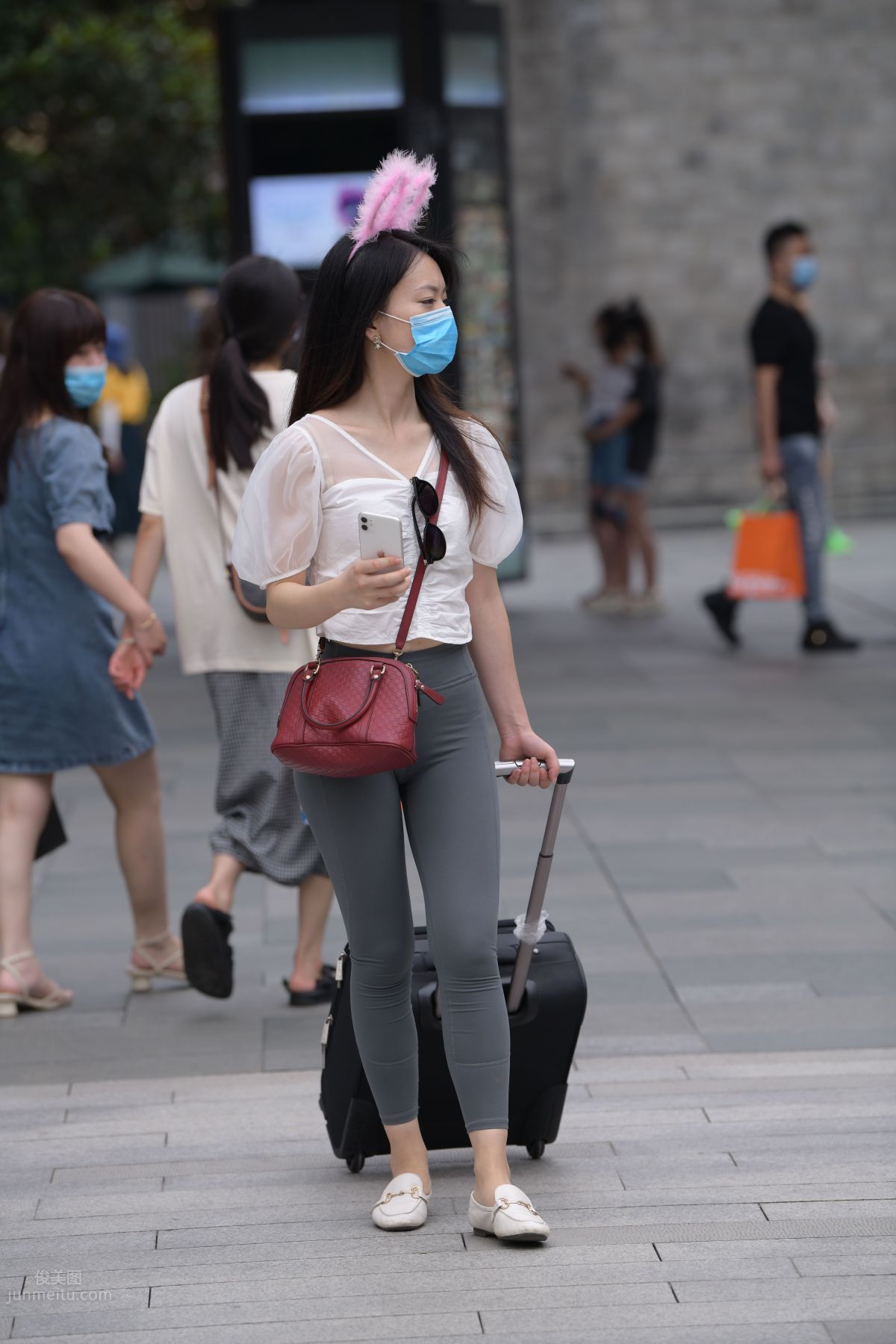 [Mojing Street] 054 Street Snap Girl in Tight Pants photo 128