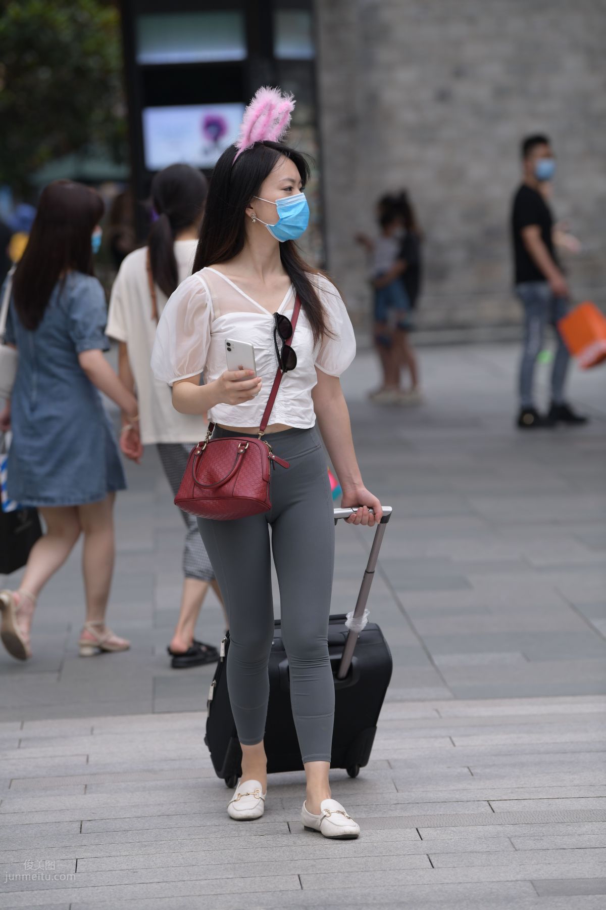 [Mojing Street] 054 Street Snap Girl in Tight Pants photo 129