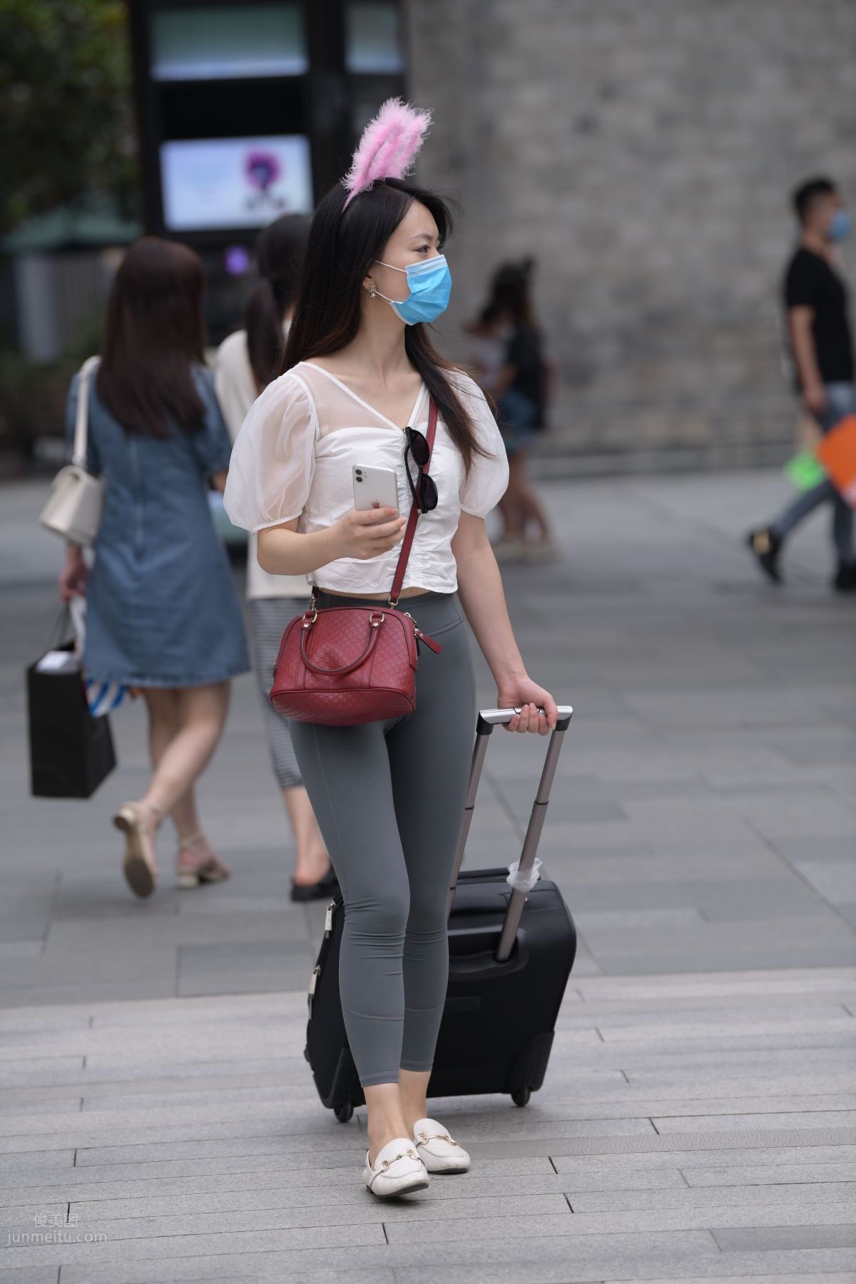 [Mojing Street] 054 Street Snap Girl in Tight Pants photo 131