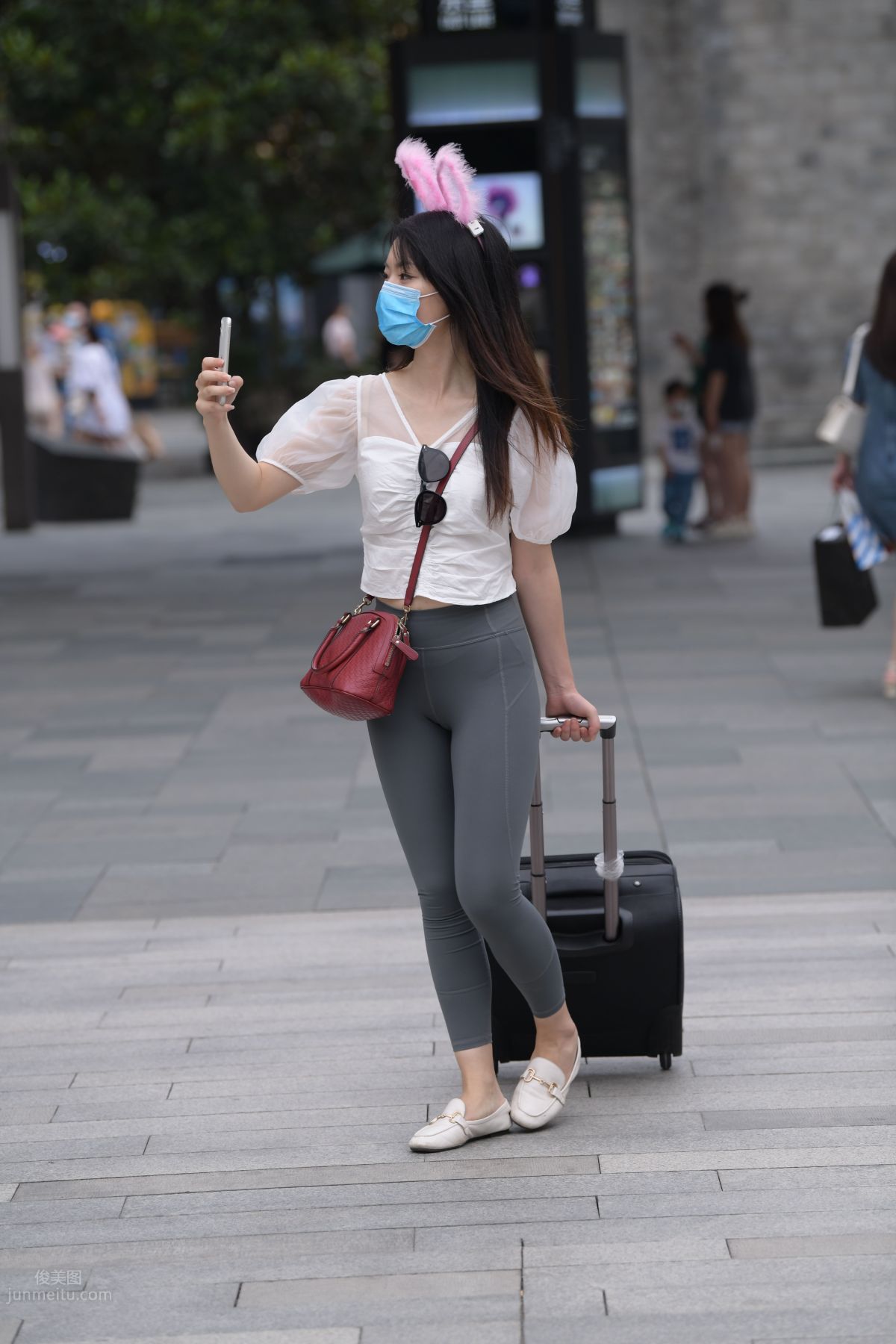[Mojing Street] 054 Street Snap Girl in Tight Pants photo 133
