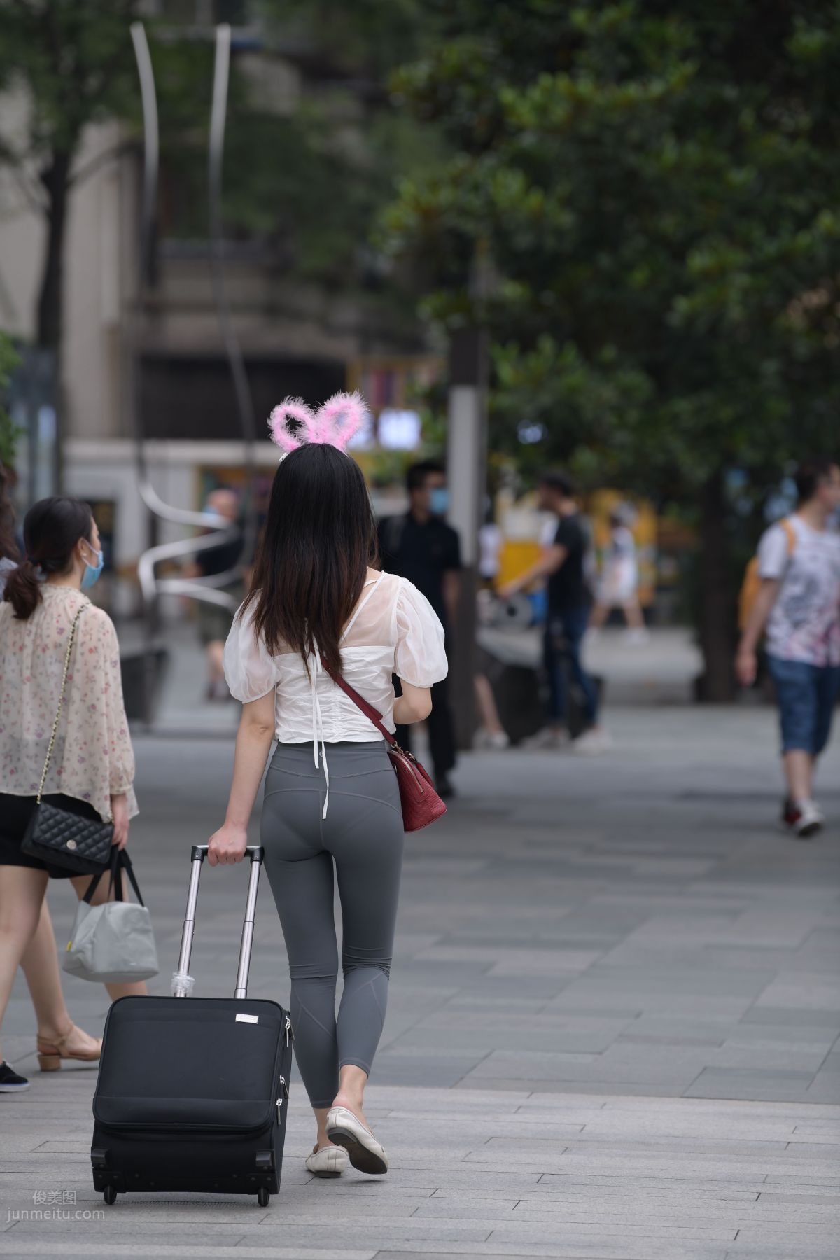 [Mojing Street] 054 Street Snap Girl in Tight Pants photo 144