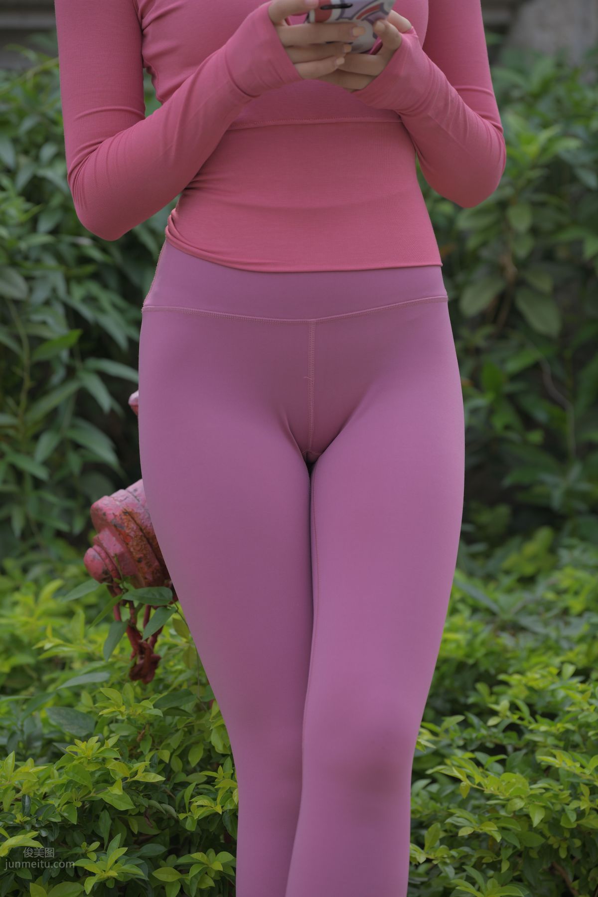 [Mojing Street] 061 Pink Yoga Pants Young Lady 1 photo 292