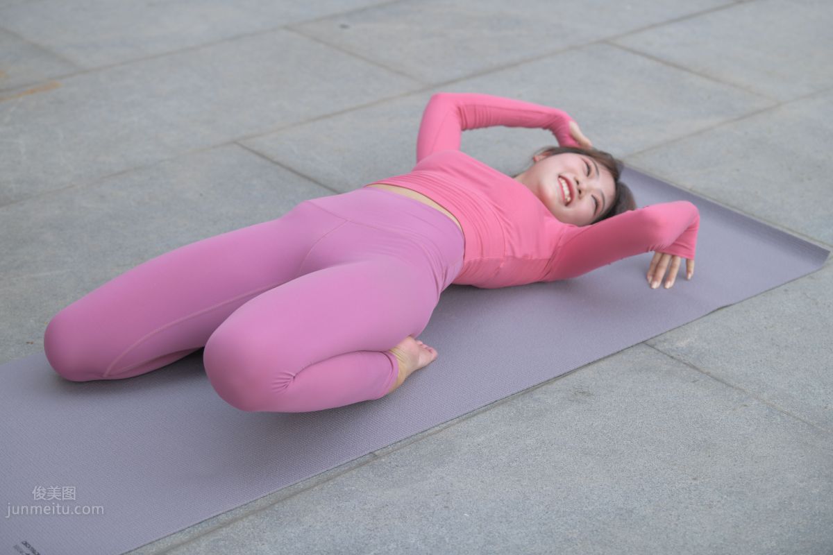 [Mojing Street] 062 Girl in Pink Yoga Pants 2 photo 205