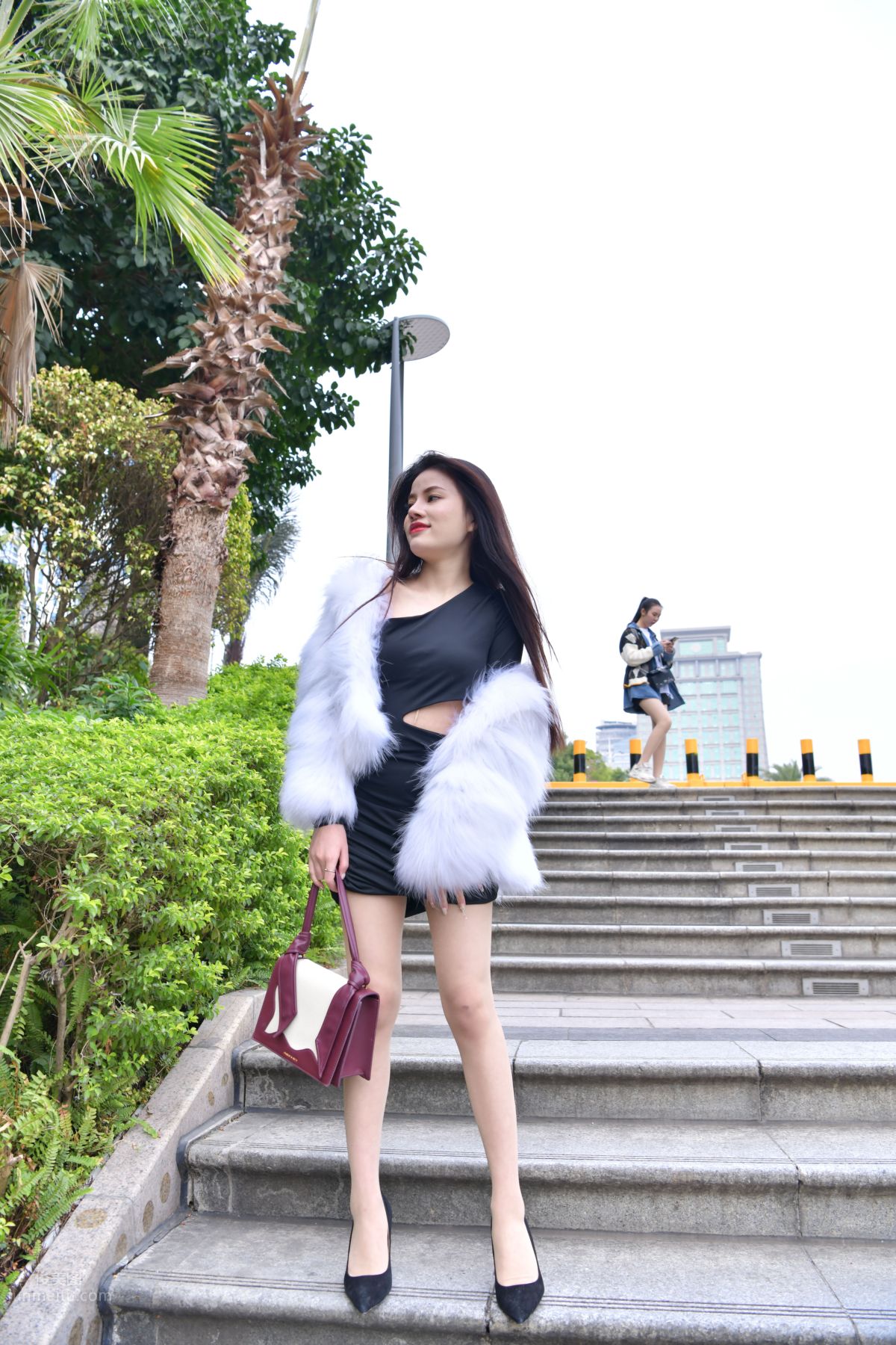 [Mojing Street] 065 Black Bodycon Skirt Elegant Girl Matching Thin Stiletto High Heels photo 11