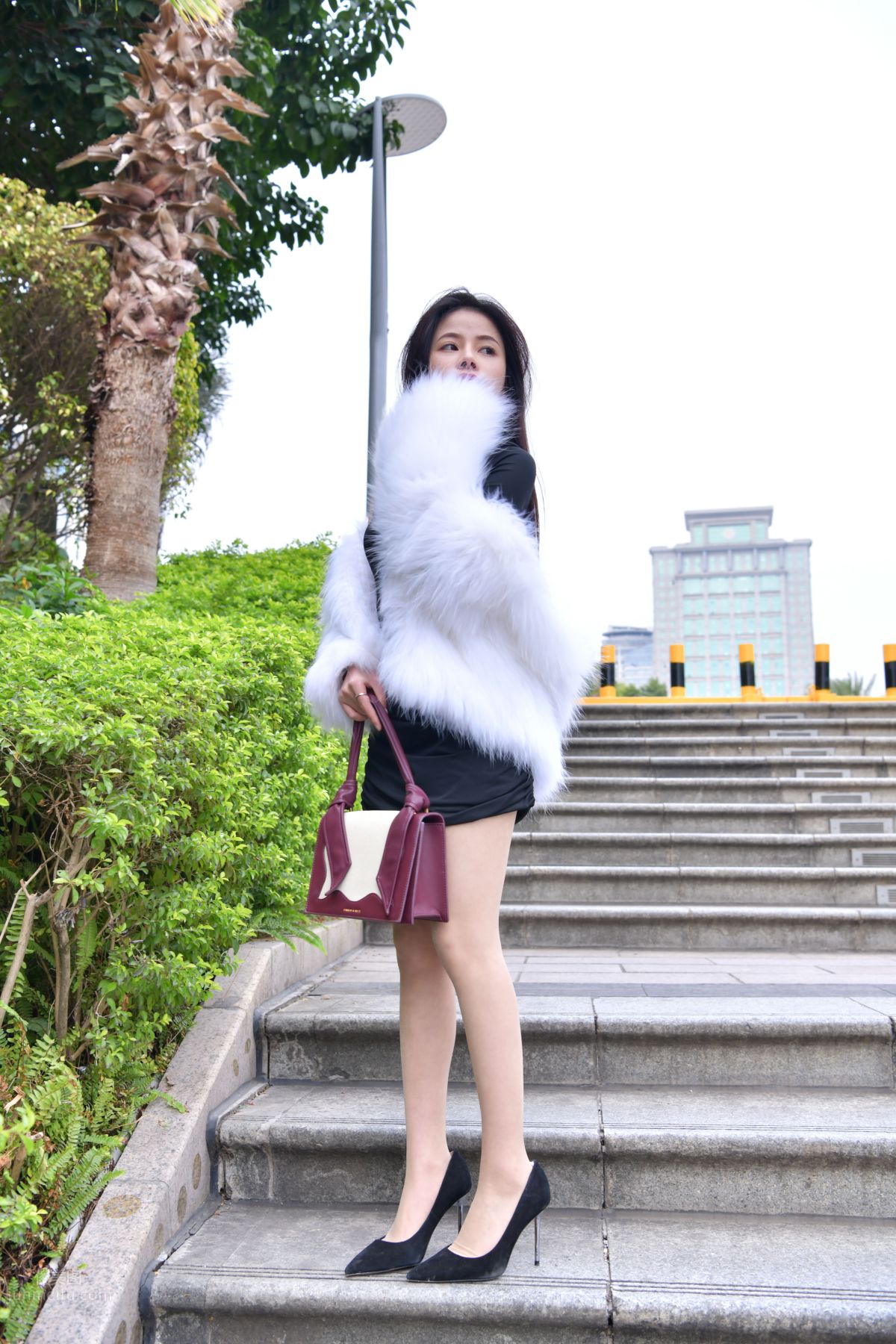 [Mojing Street] 065 Black Bodycon Skirt Elegant Girl Matching Thin Stiletto High Heels photo 16