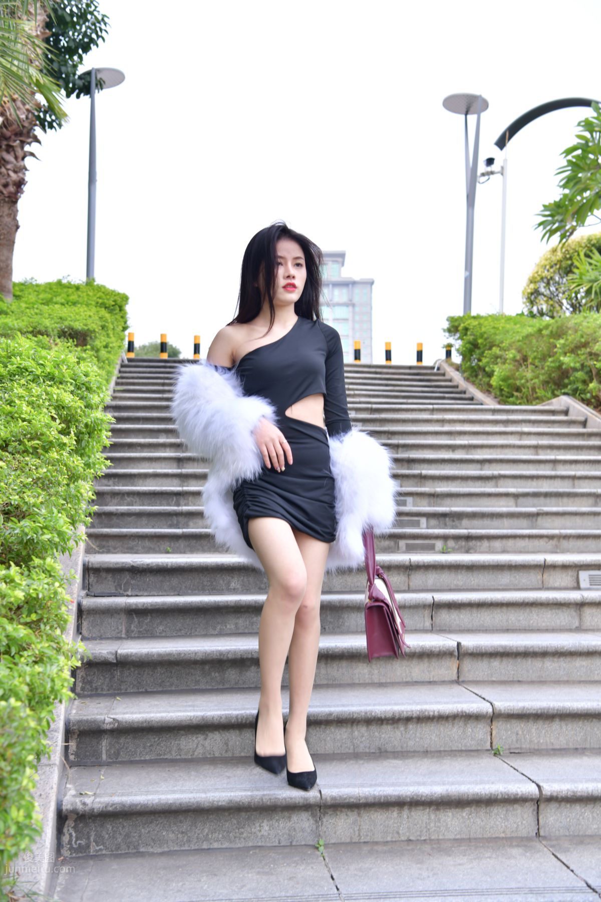 [Mojing Street] 065 Black Bodycon Skirt Elegant Girl Matching Thin Stiletto High Heels photo 19