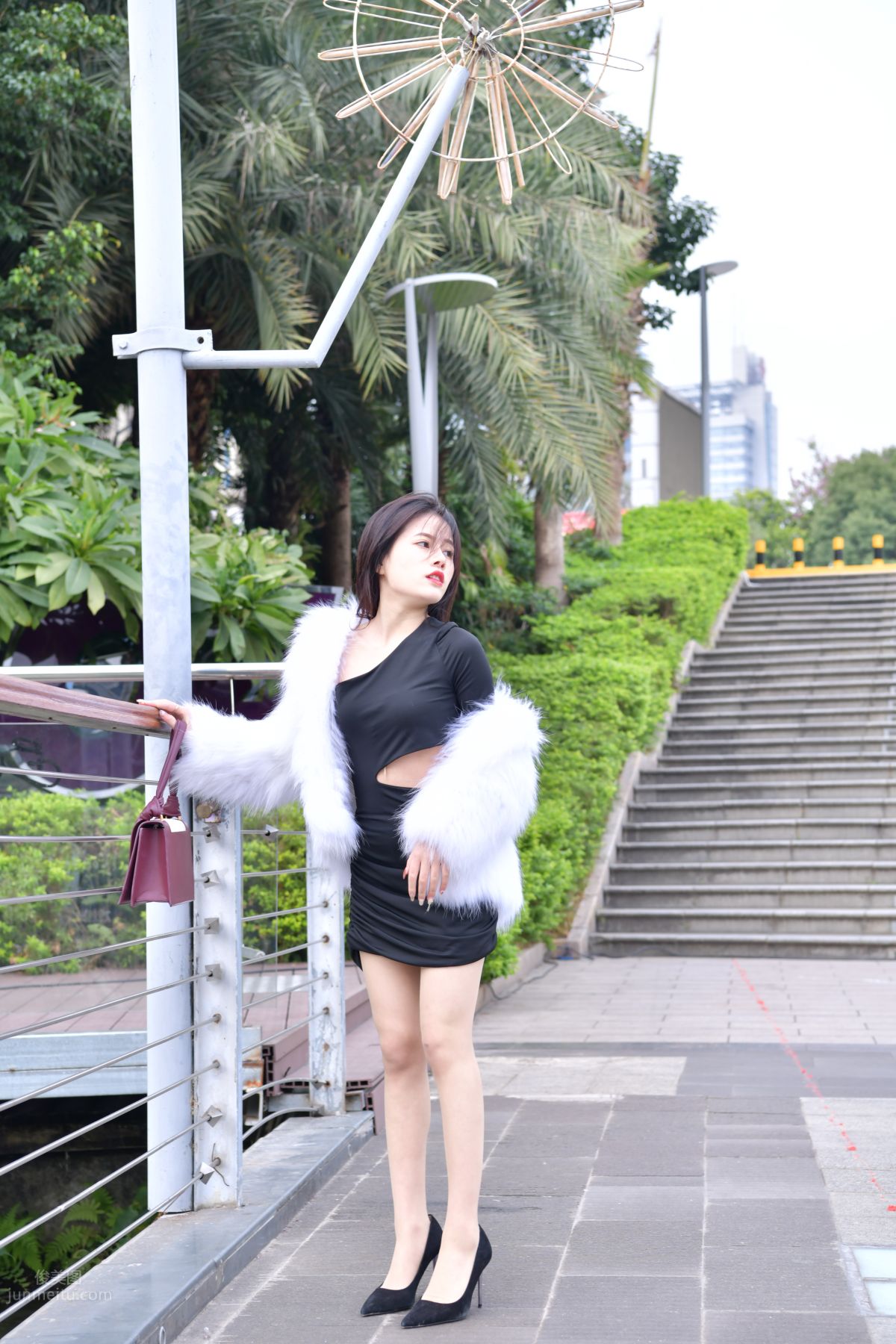 [Mojing Street] 065 Black Bodycon Skirt Elegant Girl Matching Thin Stiletto High Heels photo 21