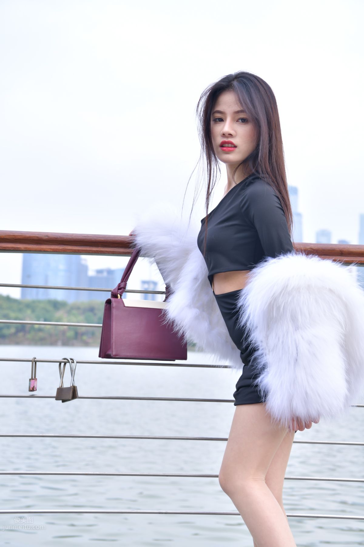 [Mojing Street] 065 Black Bodycon Skirt Elegant Girl Matching Thin Stiletto High Heels photo 38