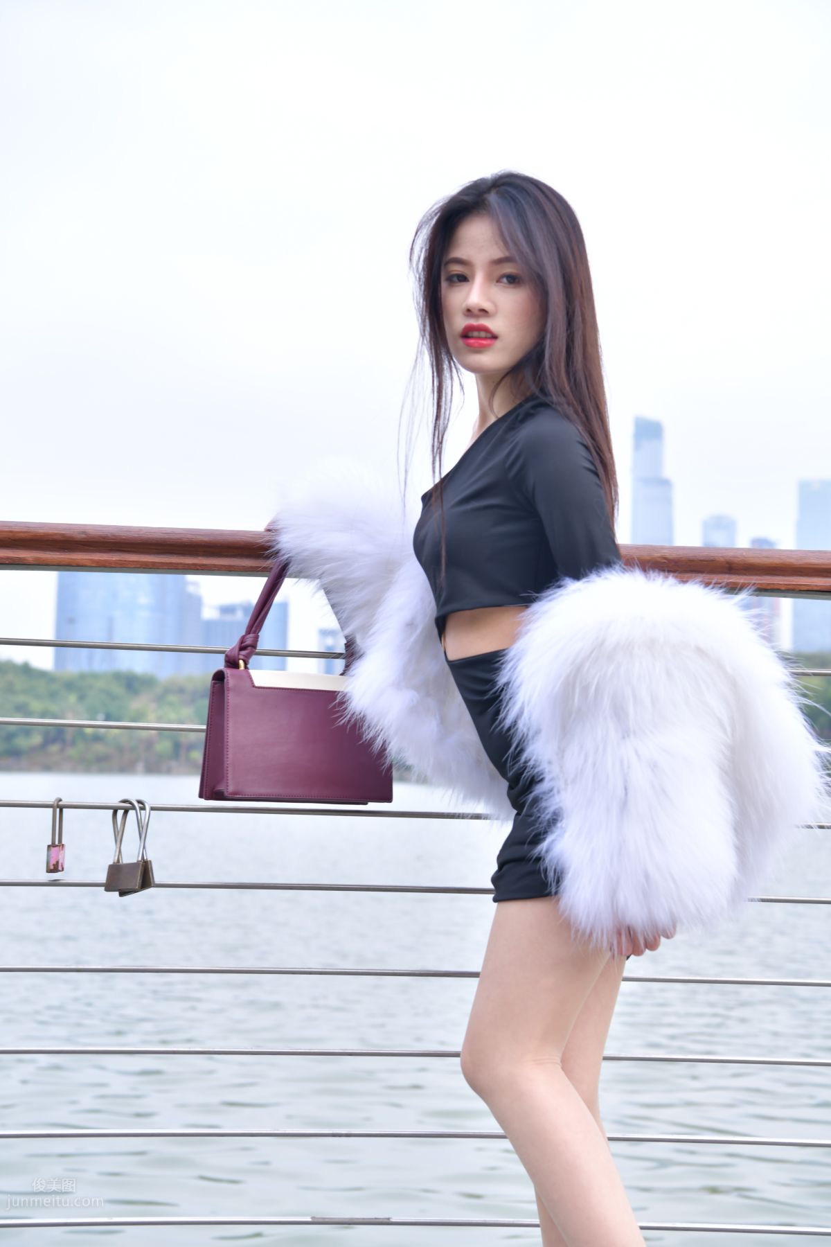 [Mojing Street] 065 Black Bodycon Skirt Elegant Girl Matching Thin Stiletto High Heels photo 39