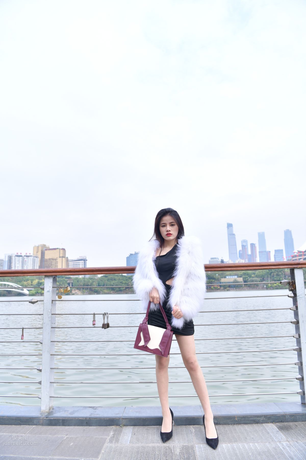 [Mojing Street] 065 Black Bodycon Skirt Elegant Girl Matching Thin Stiletto High Heels photo 42