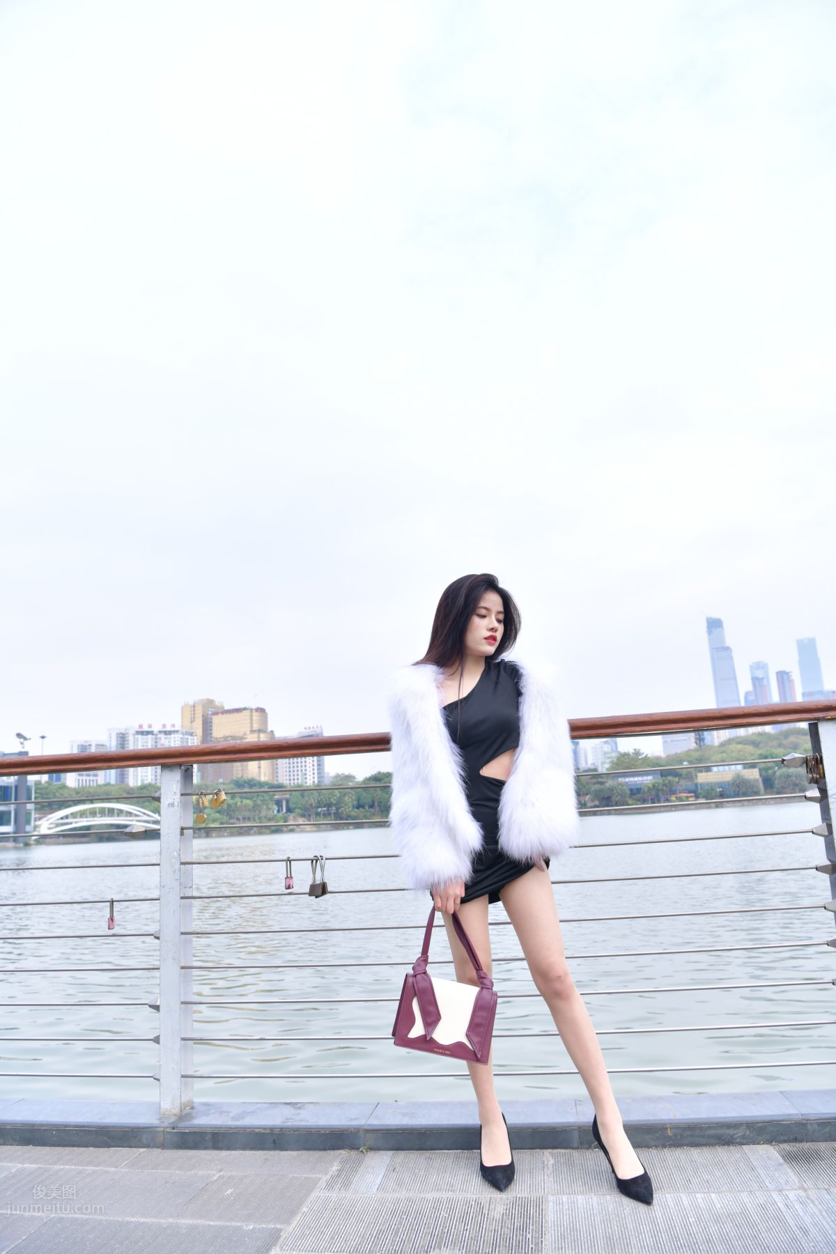 [Mojing Street] 065 Black Bodycon Skirt Elegant Girl Matching Thin Stiletto High Heels photo 44