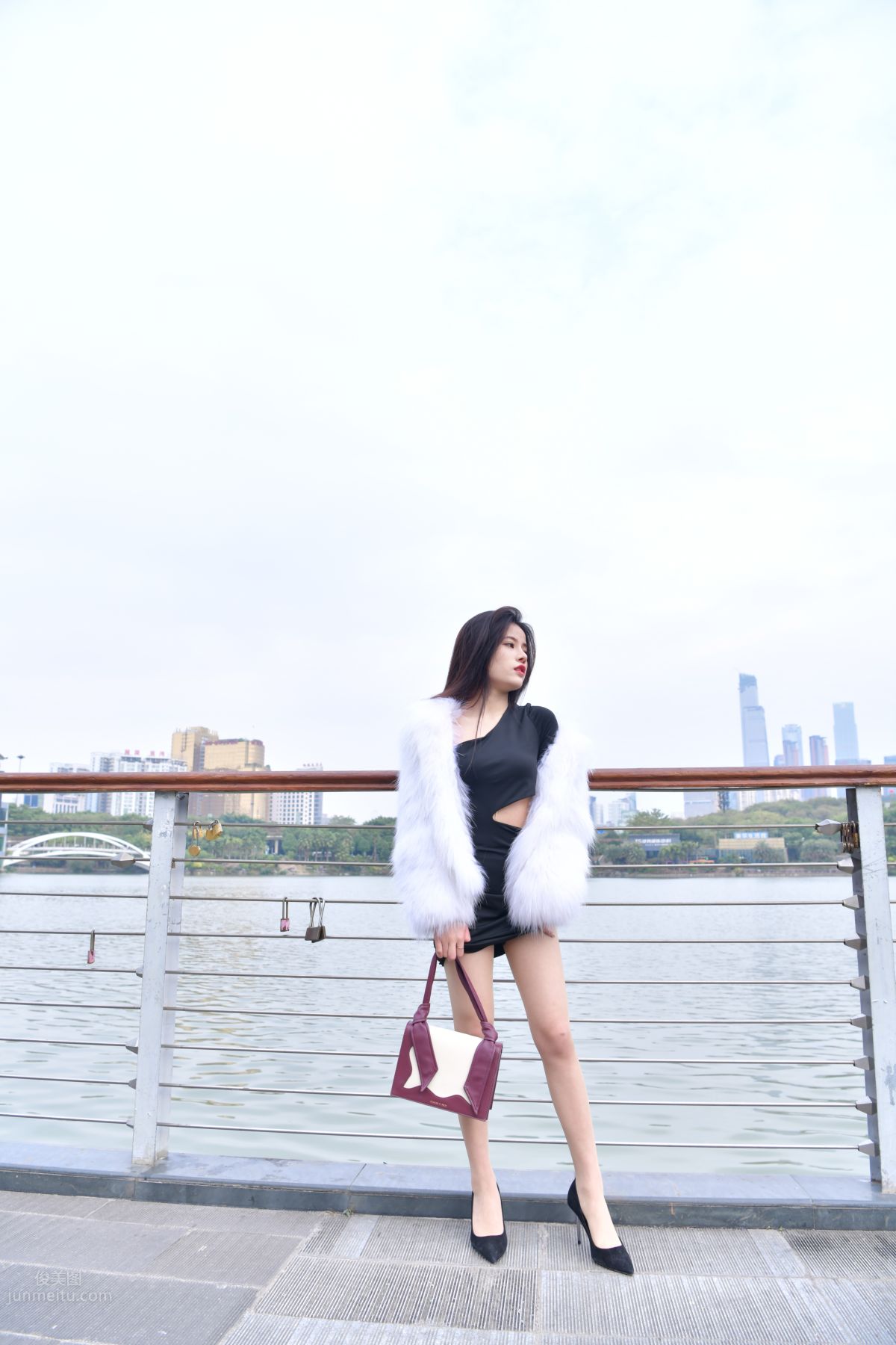 [Mojing Street] 065 Black Bodycon Skirt Elegant Girl Matching Thin Stiletto High Heels photo 45