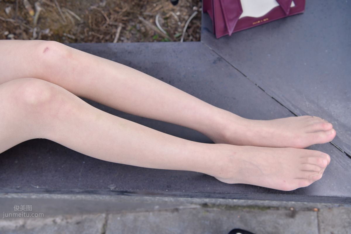 [Mojing Street] 065 Black Bodycon Skirt Elegant Girl Matching Thin Stiletto High Heels photo 133