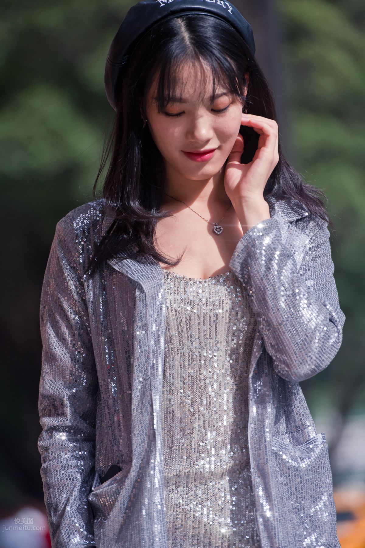 [Mojing Street] 066 Yufeng Street Snap Chatting Up a Sweet Girl in Meat Stockings at Shamian Park, September photo 27