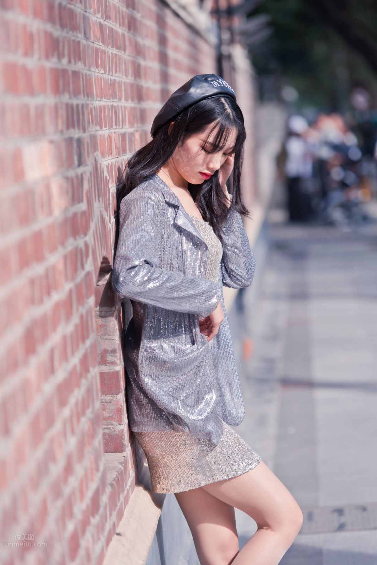 [Mojing Street] 066 Yufeng Street Snap Chatting Up a Sweet Girl in Meat Stockings at Shamian Park, September photo 29