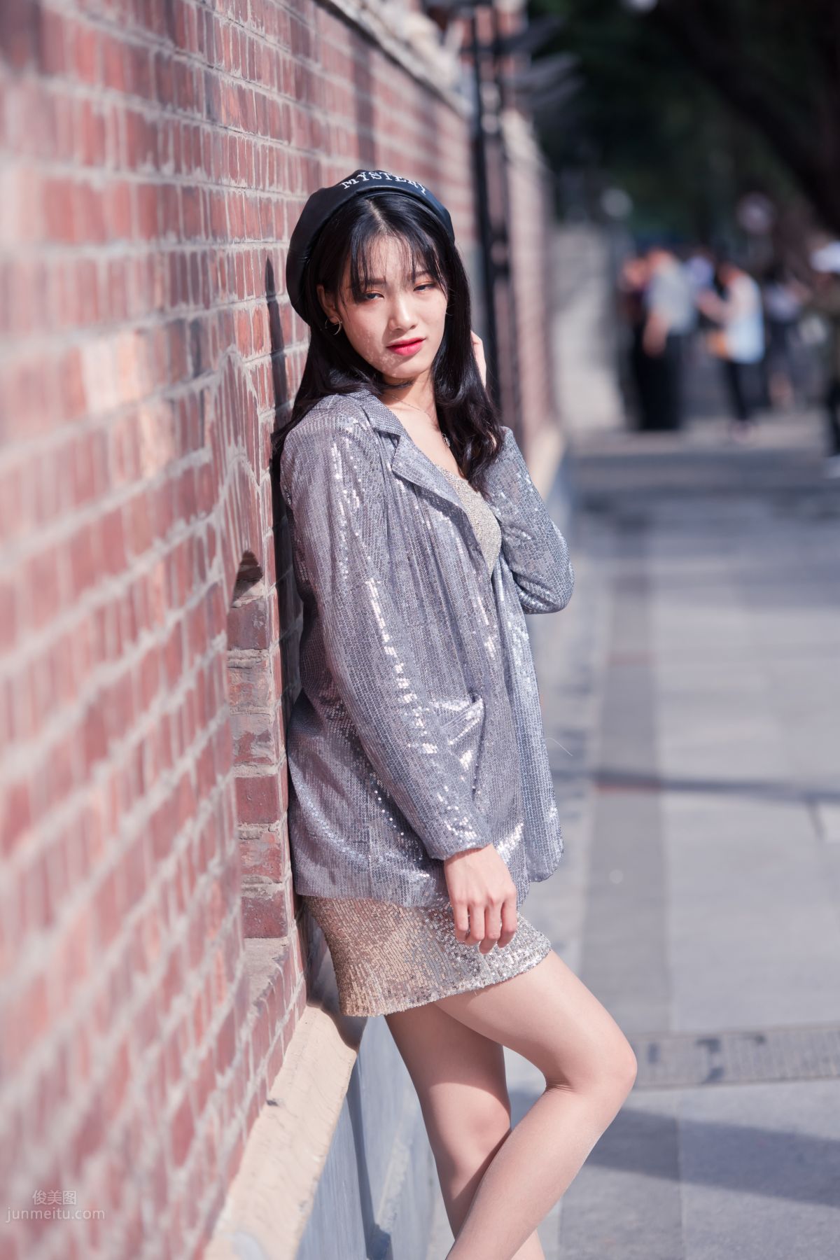 [Mojing Street] 066 Yufeng Street Snap Chatting Up a Sweet Girl in Meat Stockings at Shamian Park, September photo 30