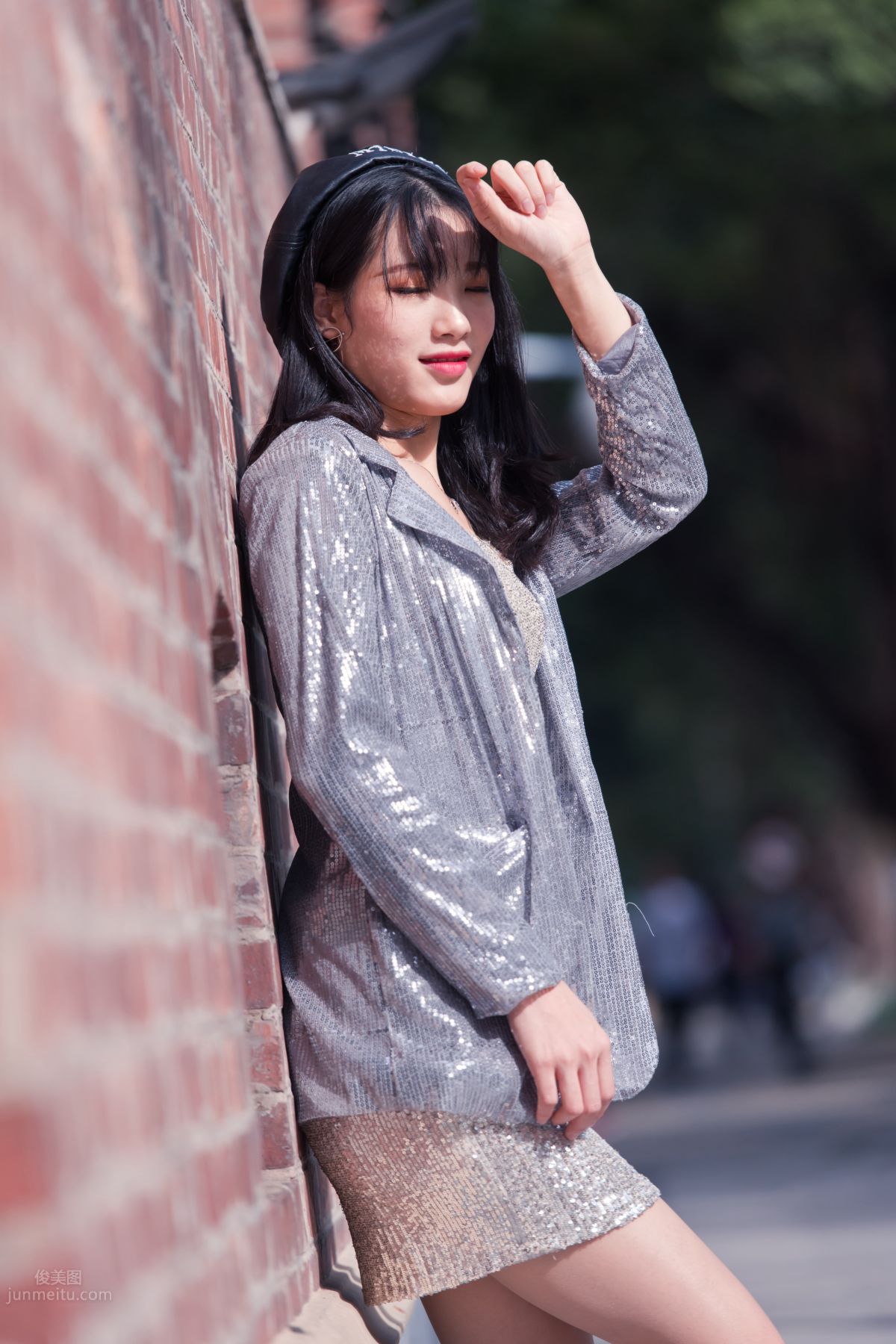 [Mojing Street] 066 Yufeng Street Snap Chatting Up a Sweet Girl in Meat Stockings at Shamian Park, September photo 36
