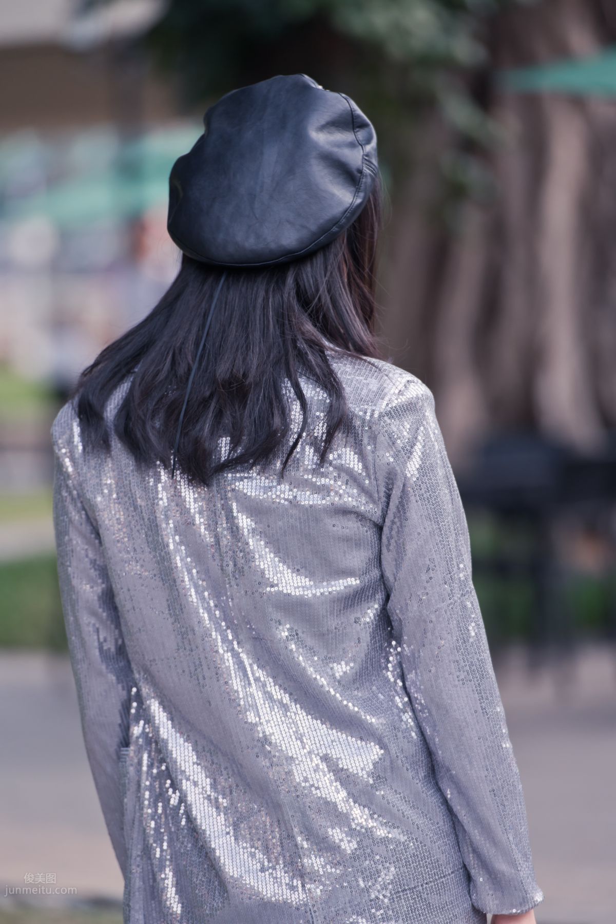 [Mojing Street] 066 Yufeng Street Snap Chatting Up a Sweet Girl in Meat Stockings at Shamian Park, September photo 41