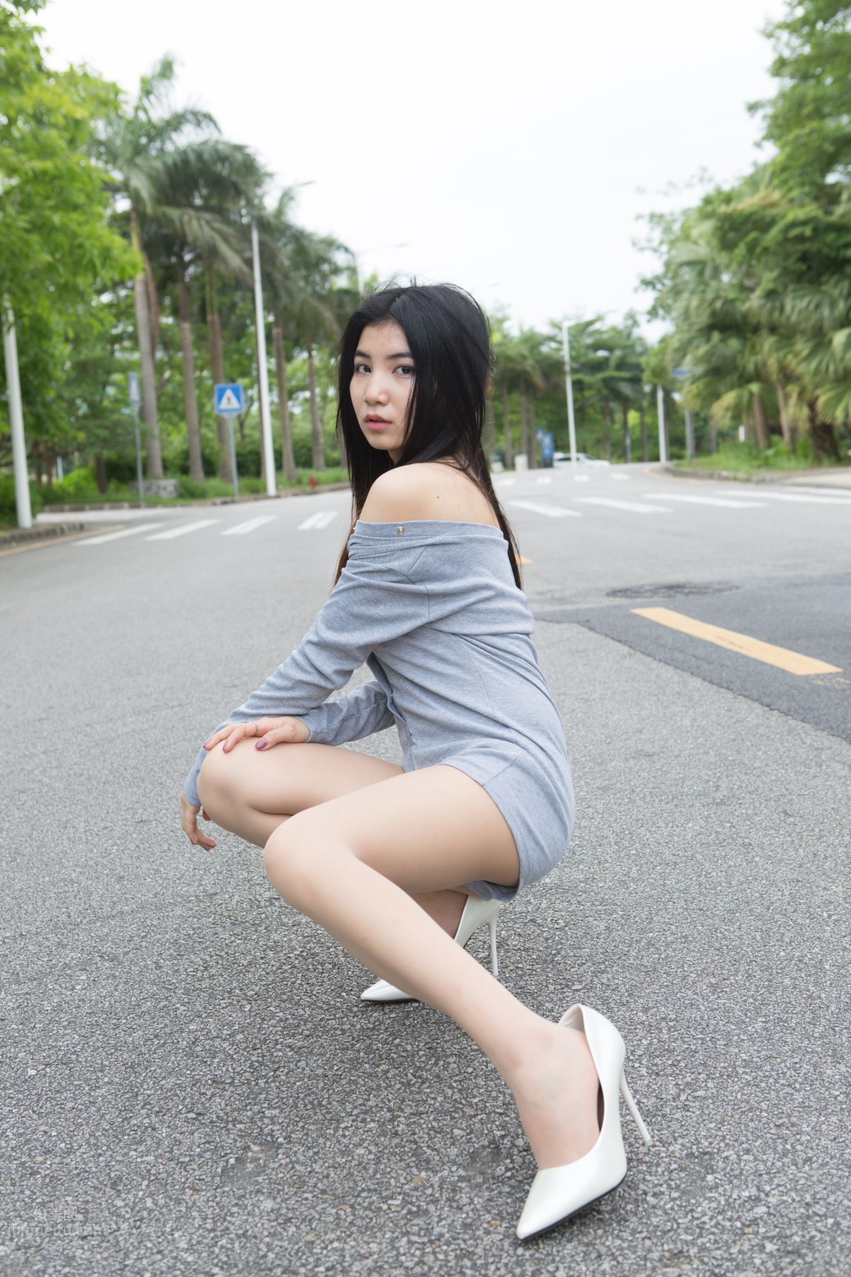 [Mojing Street] 069 Huihui Model Shoot Works, Seven Jumpsuit Ultra-Thin Nude Stockings photo 50