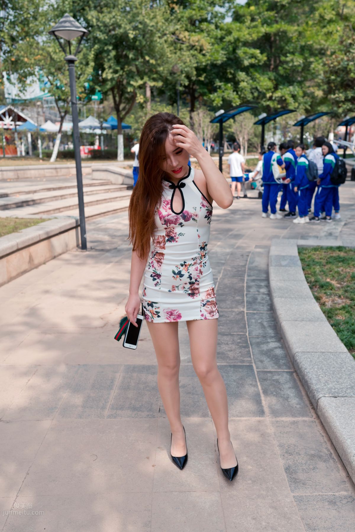 [Mojing Street] 071 Ai Xiaoqing Qipao Street Snap photo 16