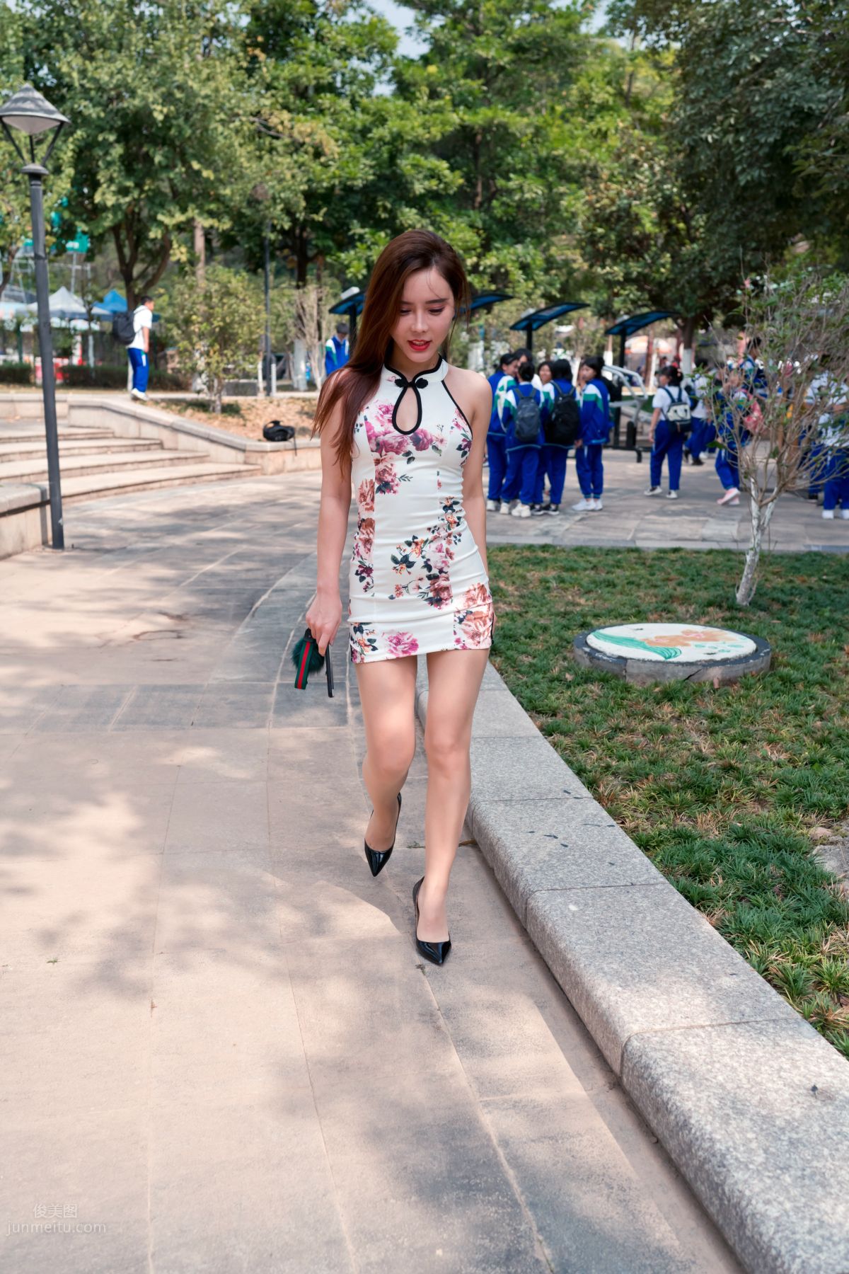 [Mojing Street] 071 Ai Xiaoqing Qipao Street Snap photo 17