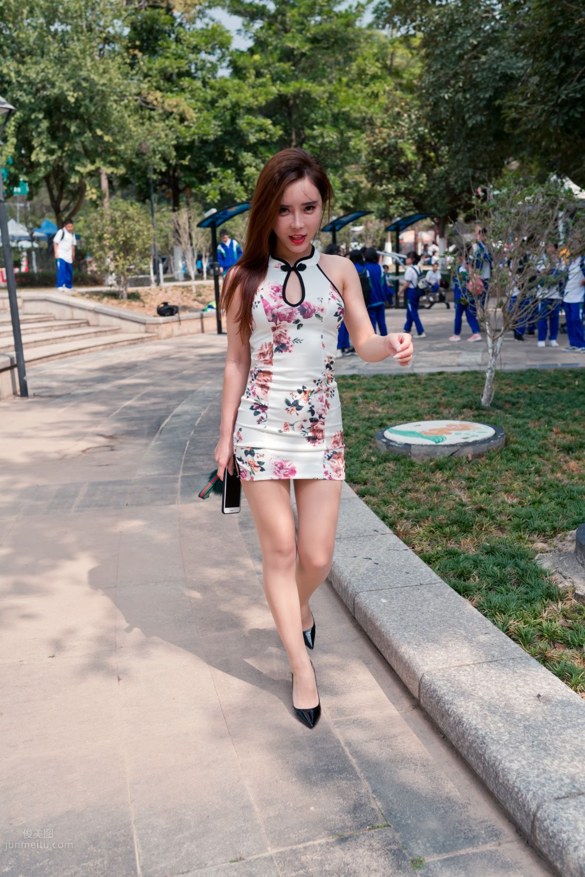 [Mojing Street] 071 Ai Xiaoqing Qipao Street Snap photo 18