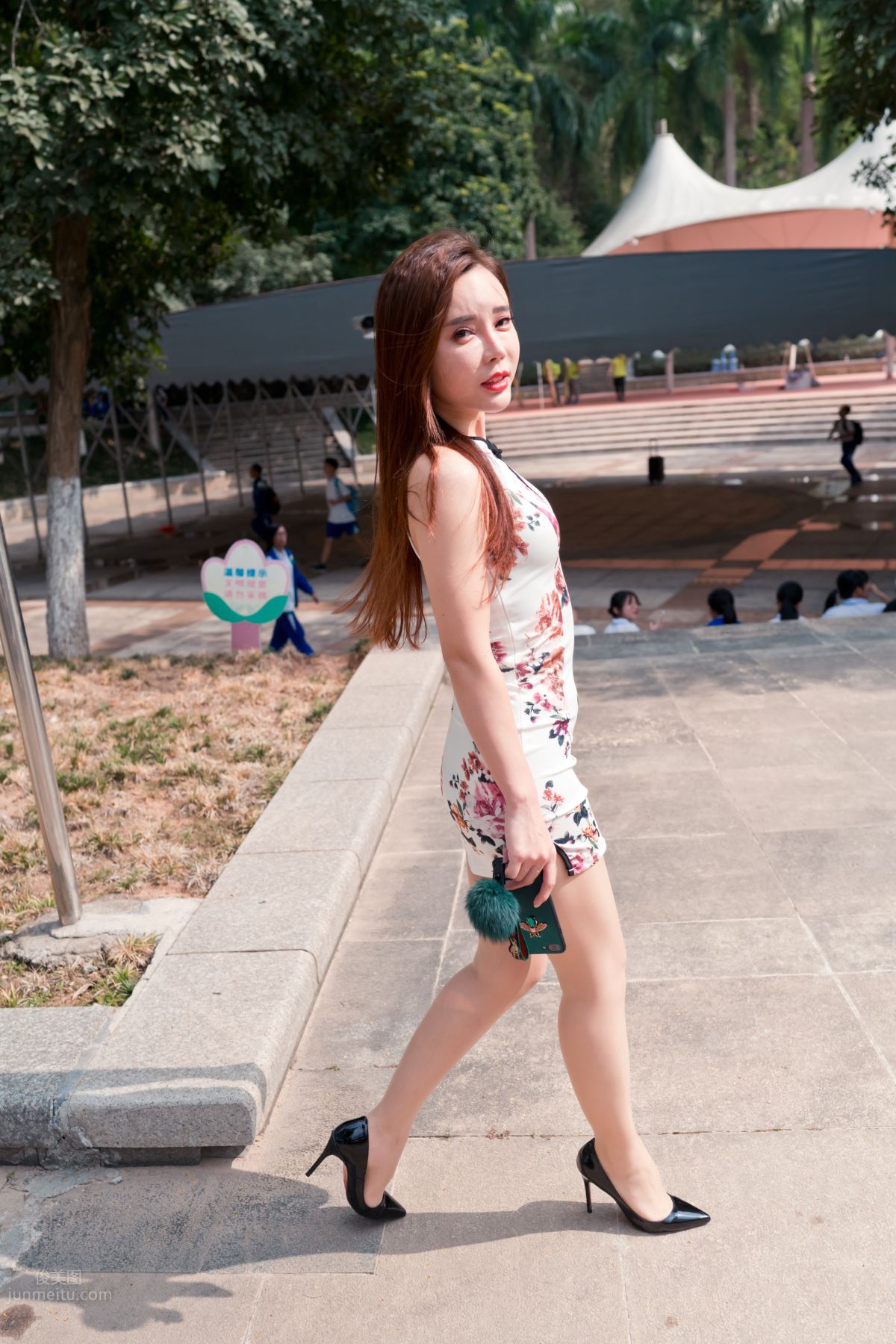 [Mojing Street] 071 Ai Xiaoqing Qipao Street Snap photo 26