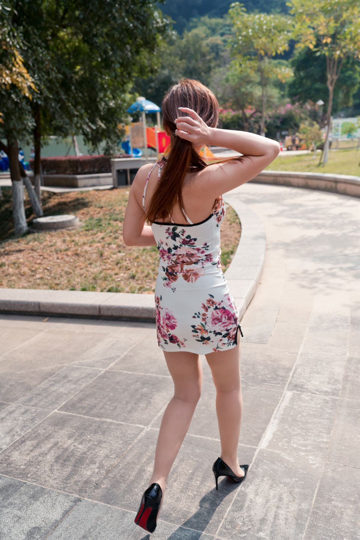 [Mojing Street] 071 Ai Xiaoqing Qipao Street Snap photo 29