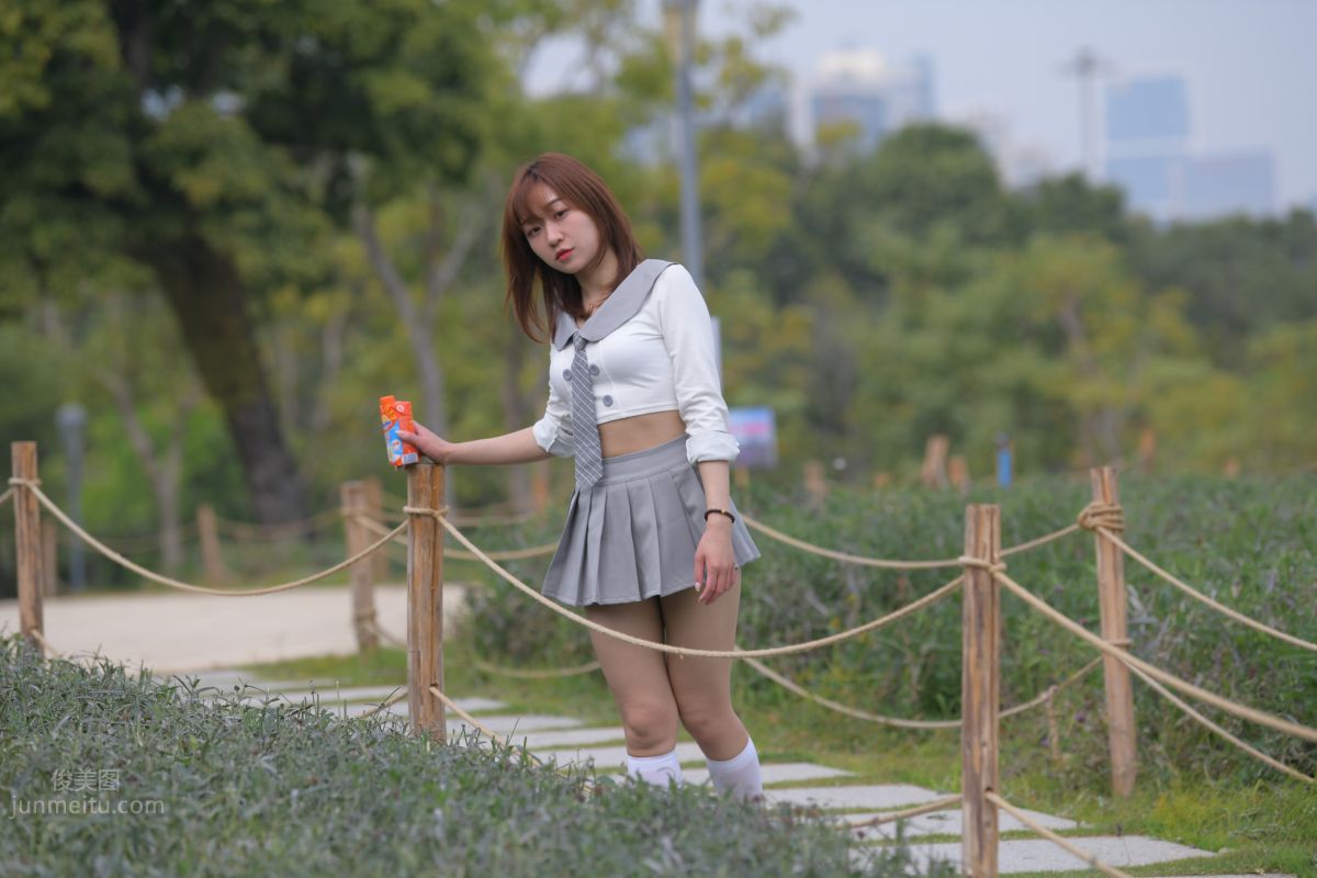 [Mojing Street] 095 Sexy and Moving Beauty in a Small Pleated Skirt photo 53