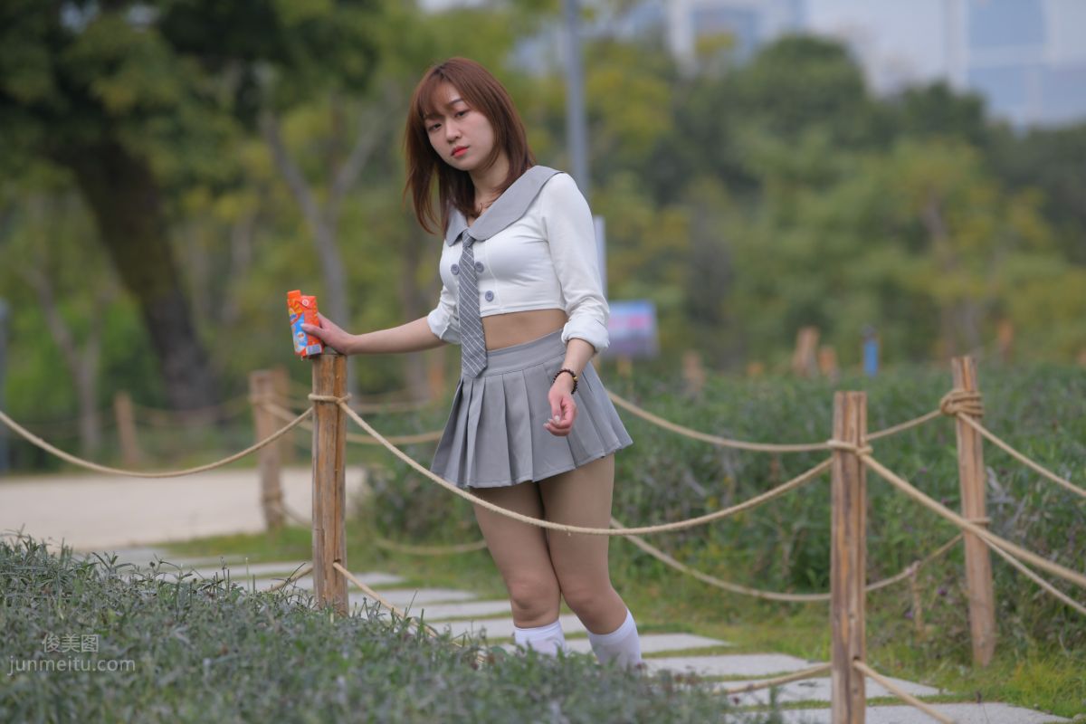 [Mojing Street] 095 Sexy and Moving Beauty in a Small Pleated Skirt photo 55