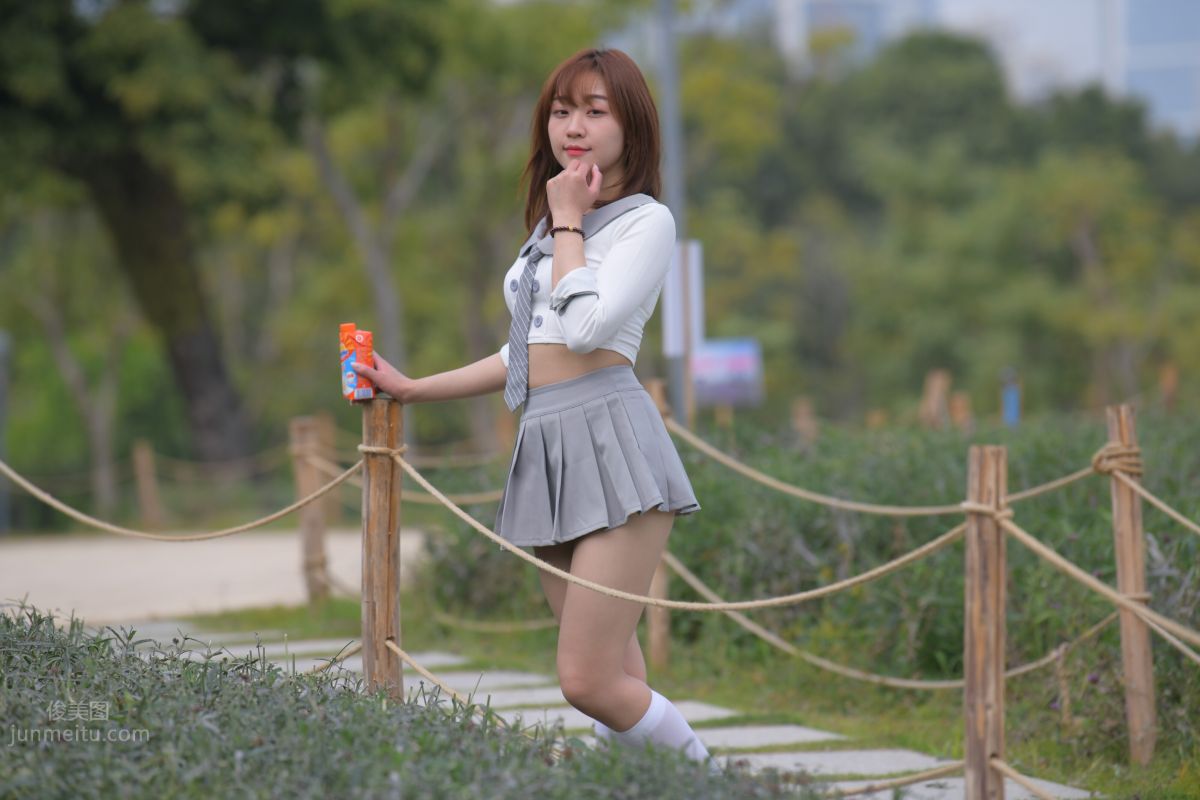 [Mojing Street] 095 Sexy and Moving Beauty in a Small Pleated Skirt photo 57