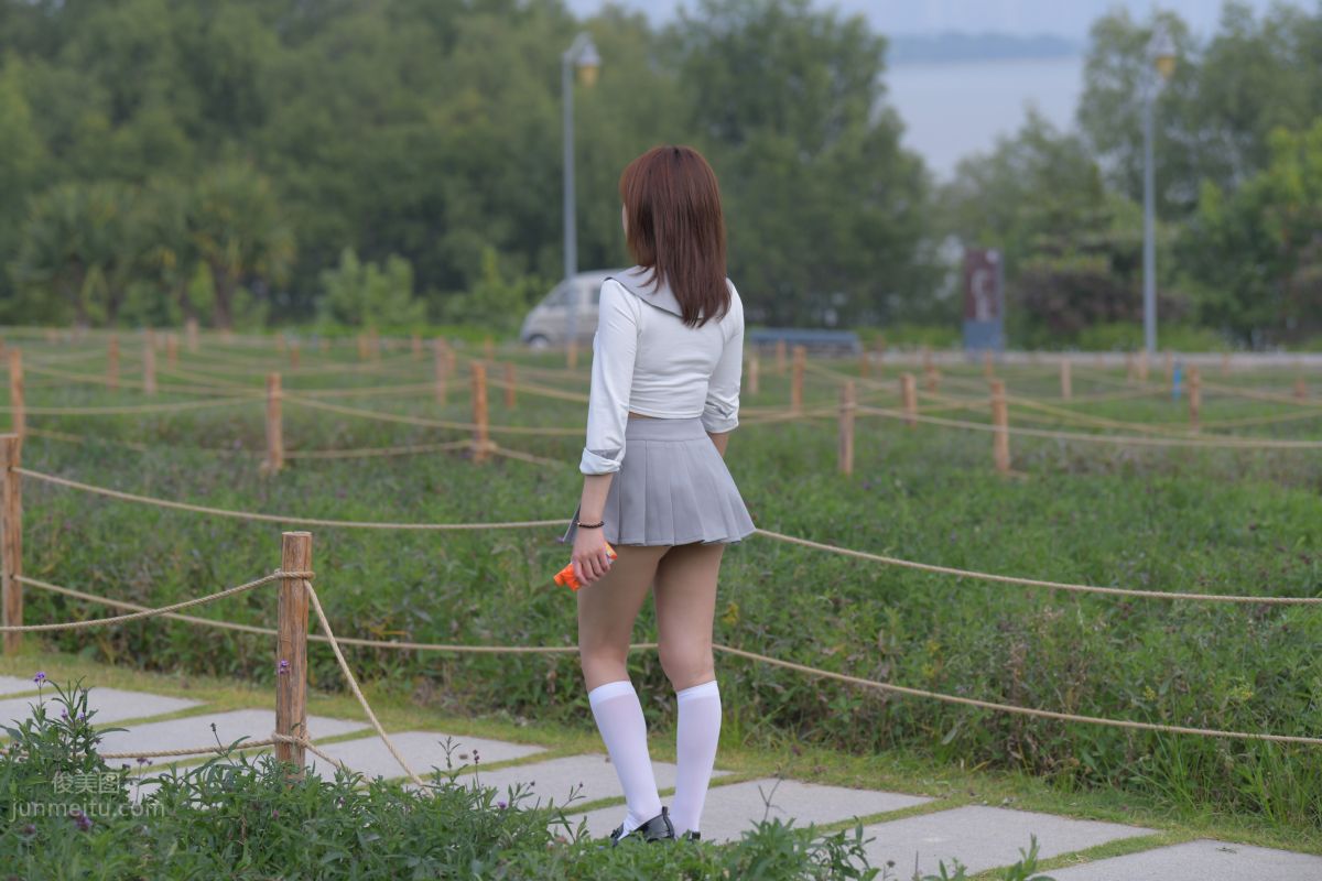 [Mojing Street] 095 Sexy and Moving Beauty in a Small Pleated Skirt photo 241
