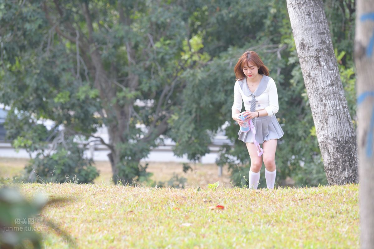 [Mojing Street] 095 Sexy and Moving Beauty in a Small Pleated Skirt photo 291