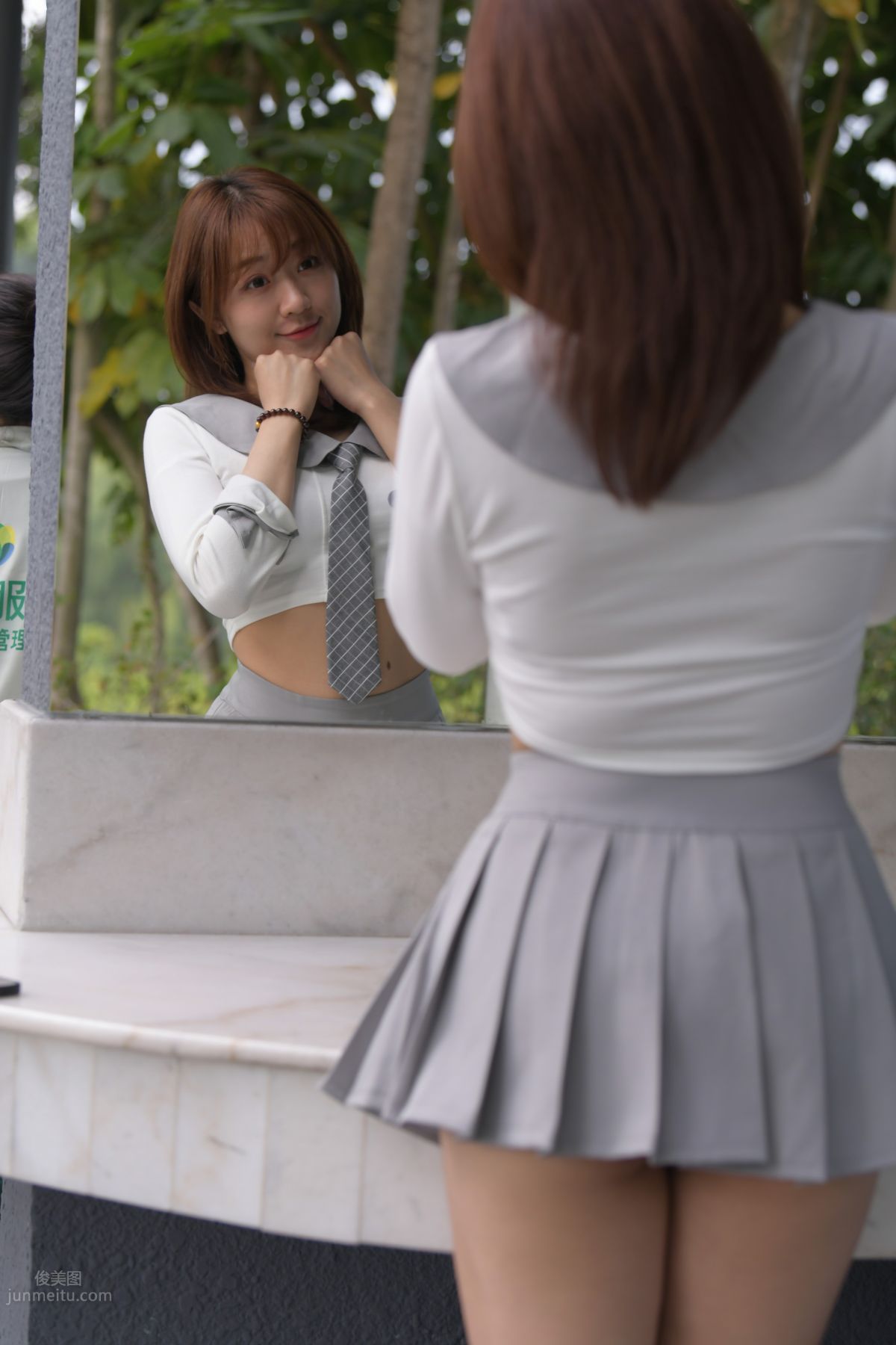 [Mojing Street] 095 Sexy and Moving Beauty in a Small Pleated Skirt photo 325