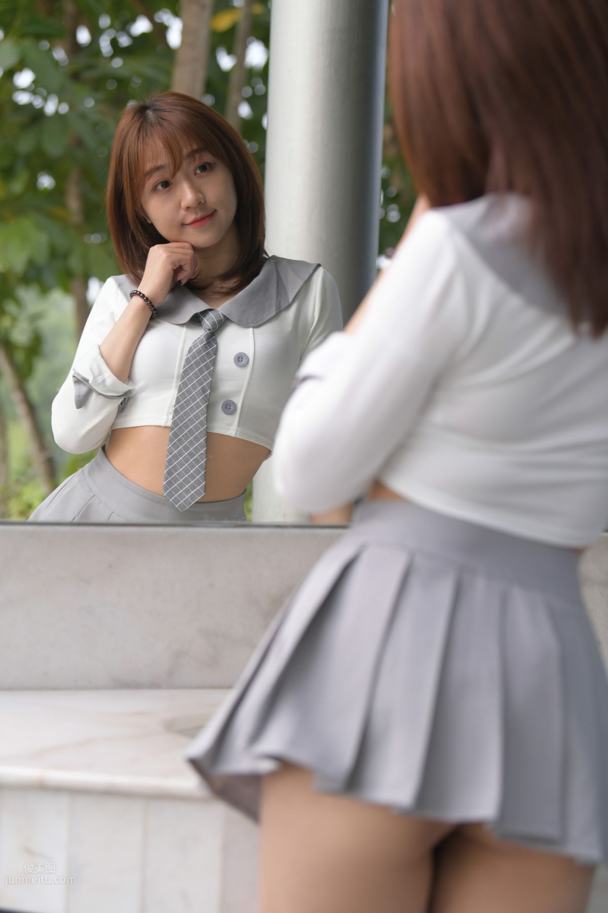 [Mojing Street] 095 Sexy and Moving Beauty in a Small Pleated Skirt photo 330