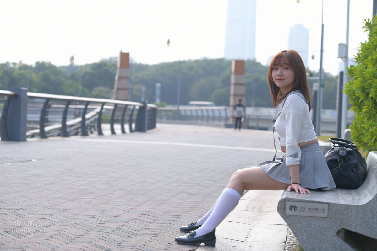 [Mojing Street] 095 Sexy and Moving Beauty in a Small Pleated Skirt photo 333