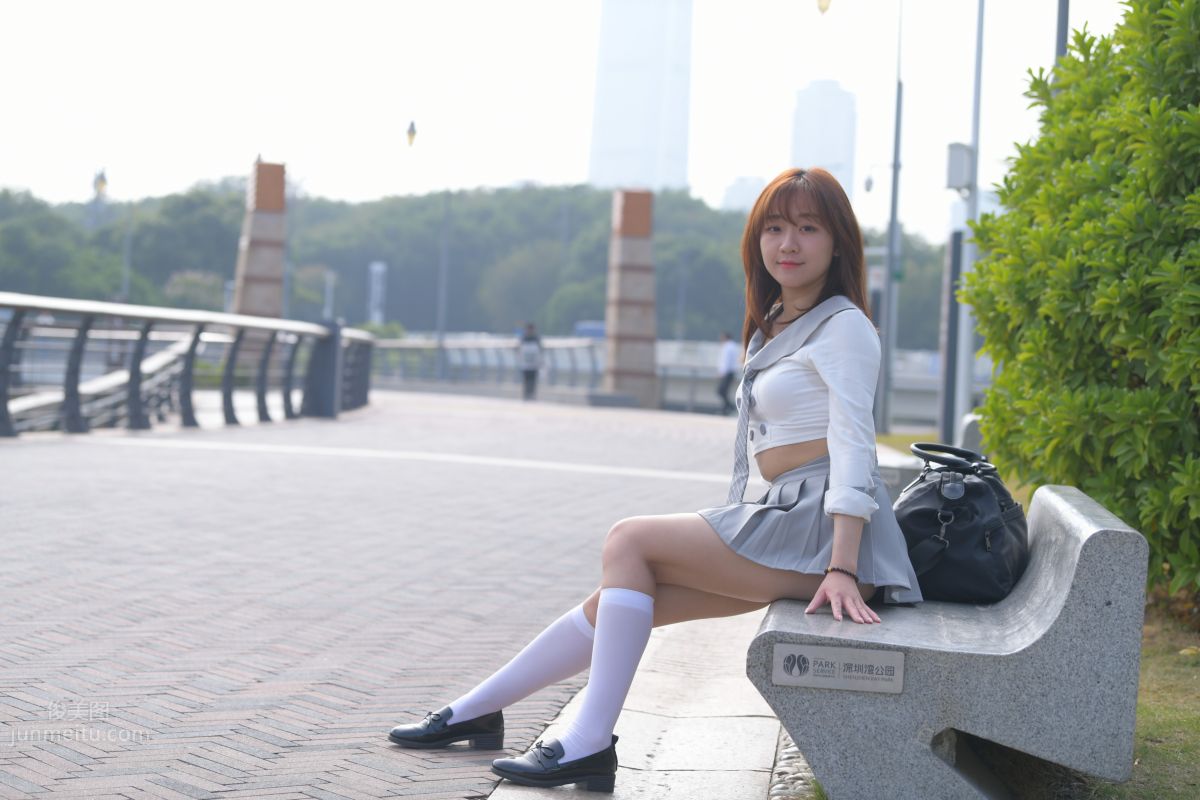 [Mojing Street] 095 Sexy and Moving Beauty in a Small Pleated Skirt photo 336