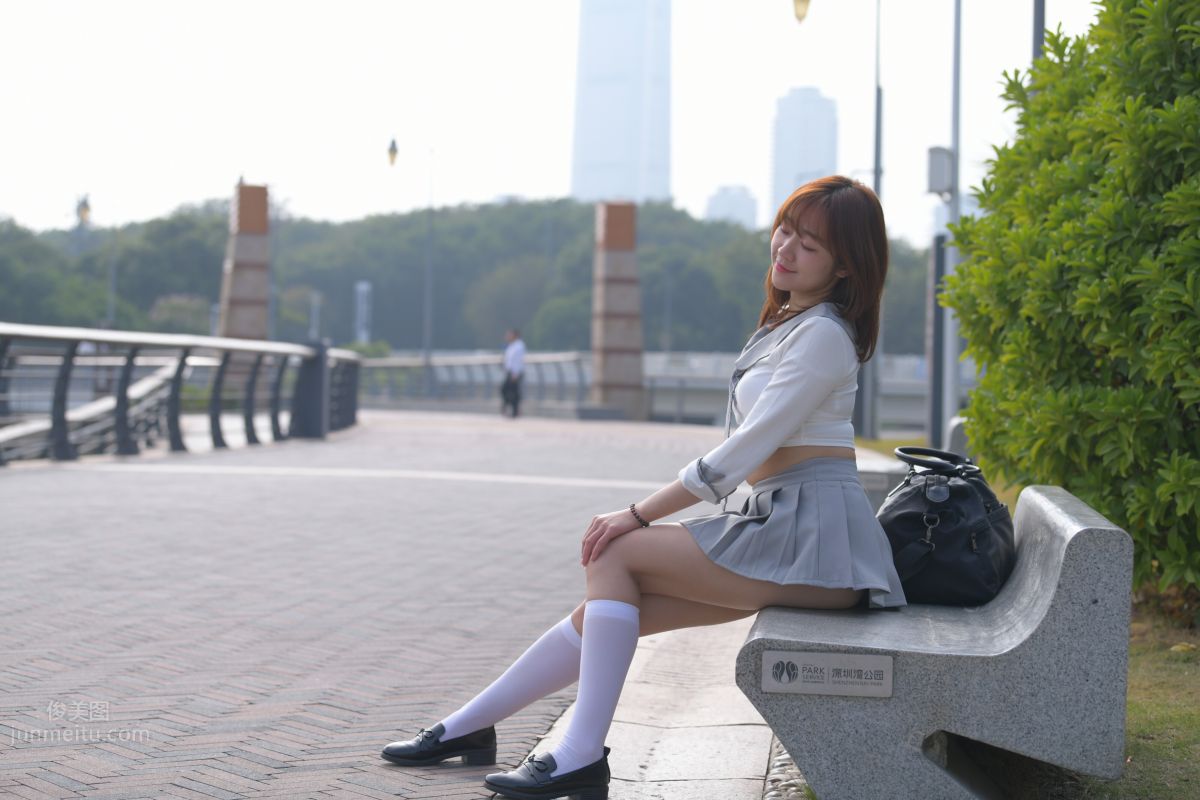 [Mojing Street] 095 Sexy and Moving Beauty in a Small Pleated Skirt photo 340