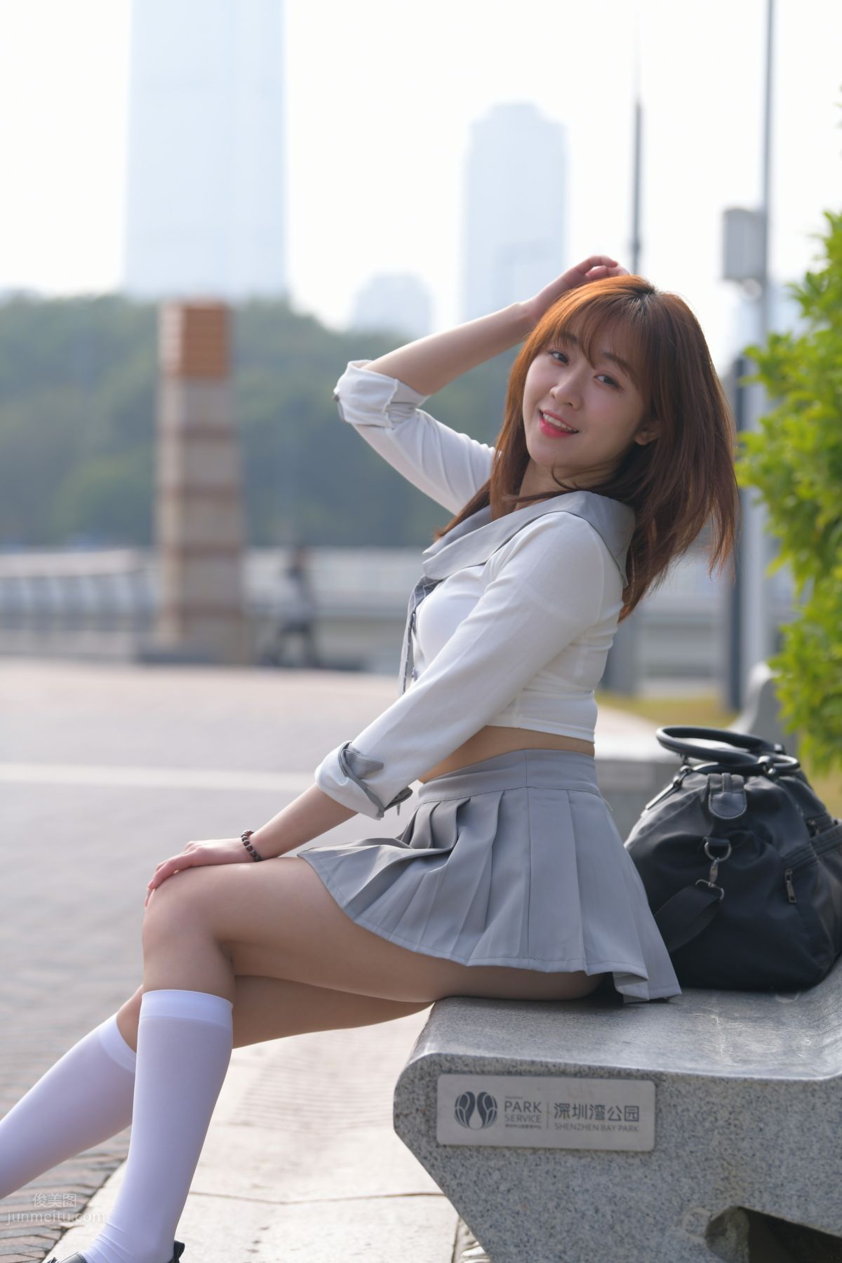 [Mojing Street] 095 Sexy and Moving Beauty in a Small Pleated Skirt photo 341