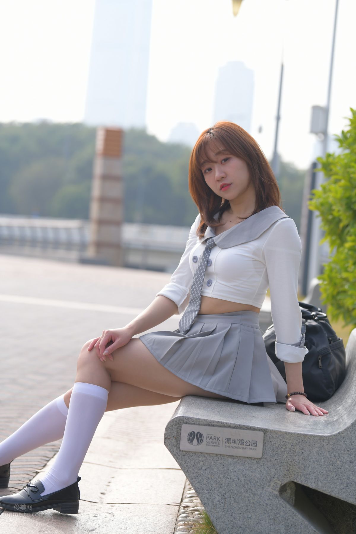 [Mojing Street] 095 Sexy and Moving Beauty in a Small Pleated Skirt photo 343
