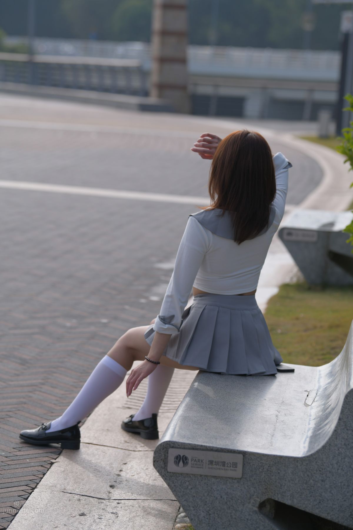 [Mojing Street] 095 Sexy and Moving Beauty in a Small Pleated Skirt photo 345