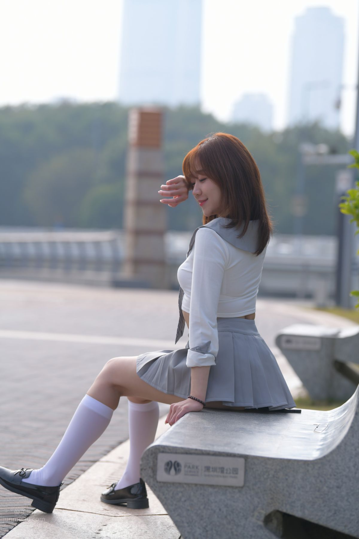 [Mojing Street] 095 Sexy and Moving Beauty in a Small Pleated Skirt photo 354