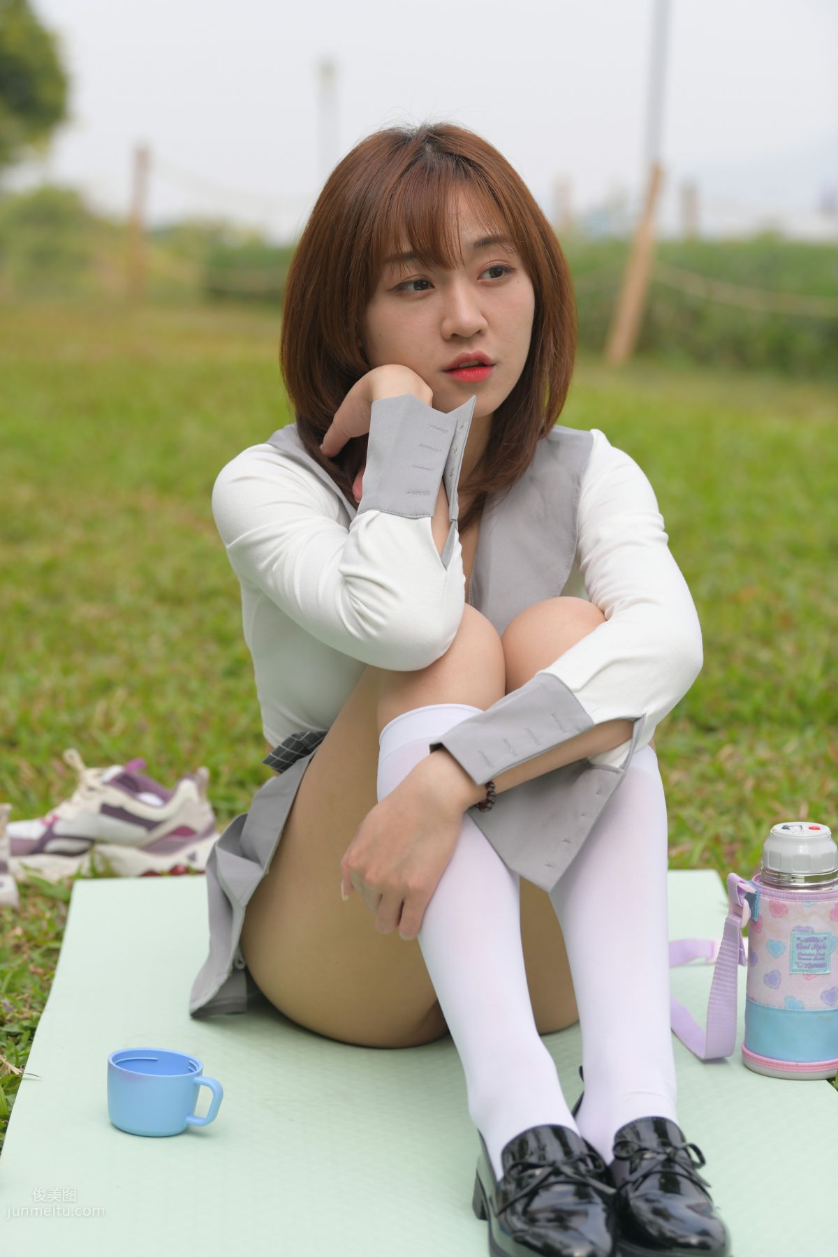 [Mojing Street] 095 Sexy and Moving Beauty in a Small Pleated Skirt photo 433