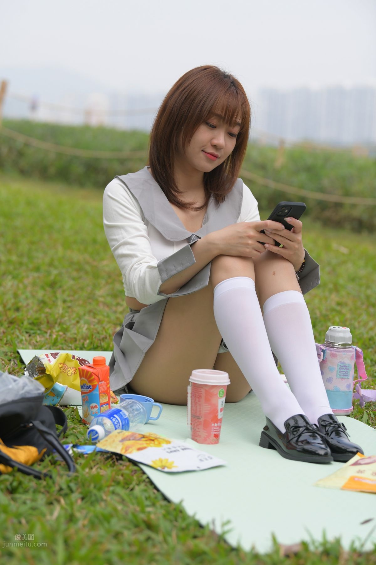[Mojing Street] 095 Sexy and Moving Beauty in a Small Pleated Skirt photo 435