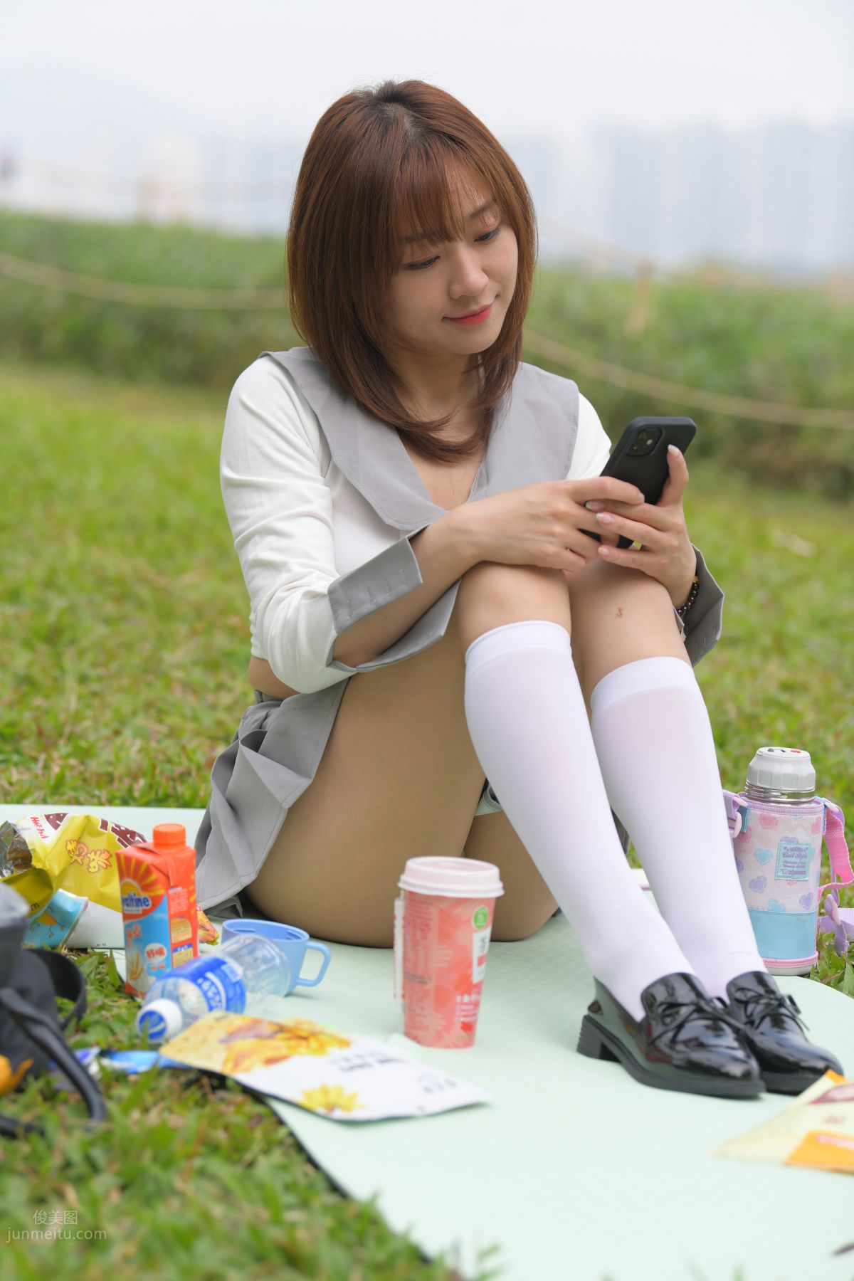 [Mojing Street] 095 Sexy and Moving Beauty in a Small Pleated Skirt photo 436