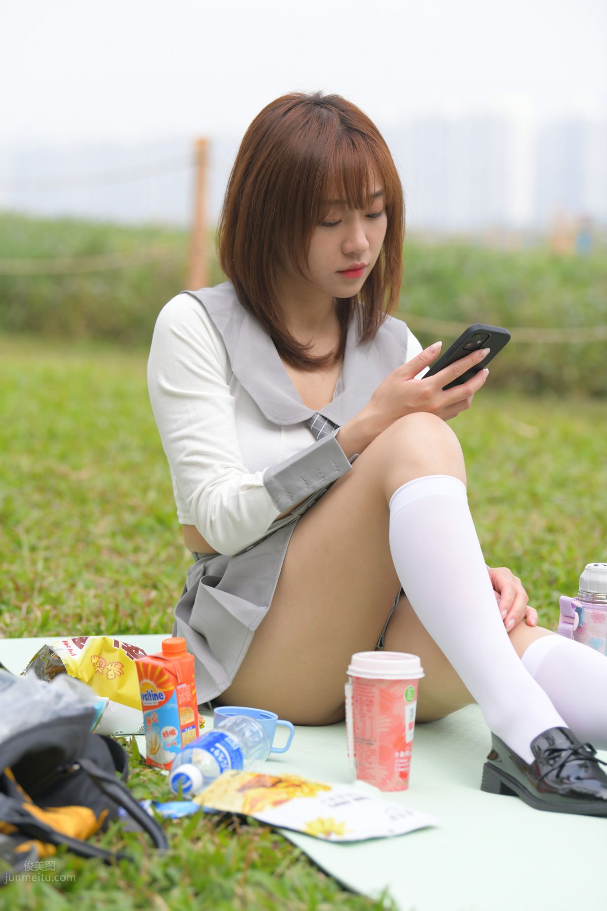 [Mojing Street] 095 Sexy and Moving Beauty in a Small Pleated Skirt photo 439