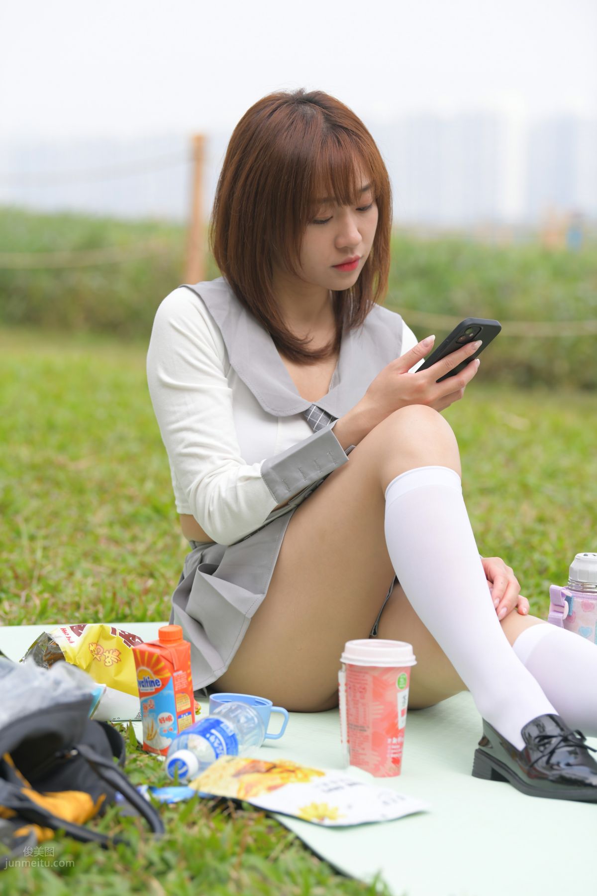 [Mojing Street] 095 Sexy and Moving Beauty in a Small Pleated Skirt photo 440