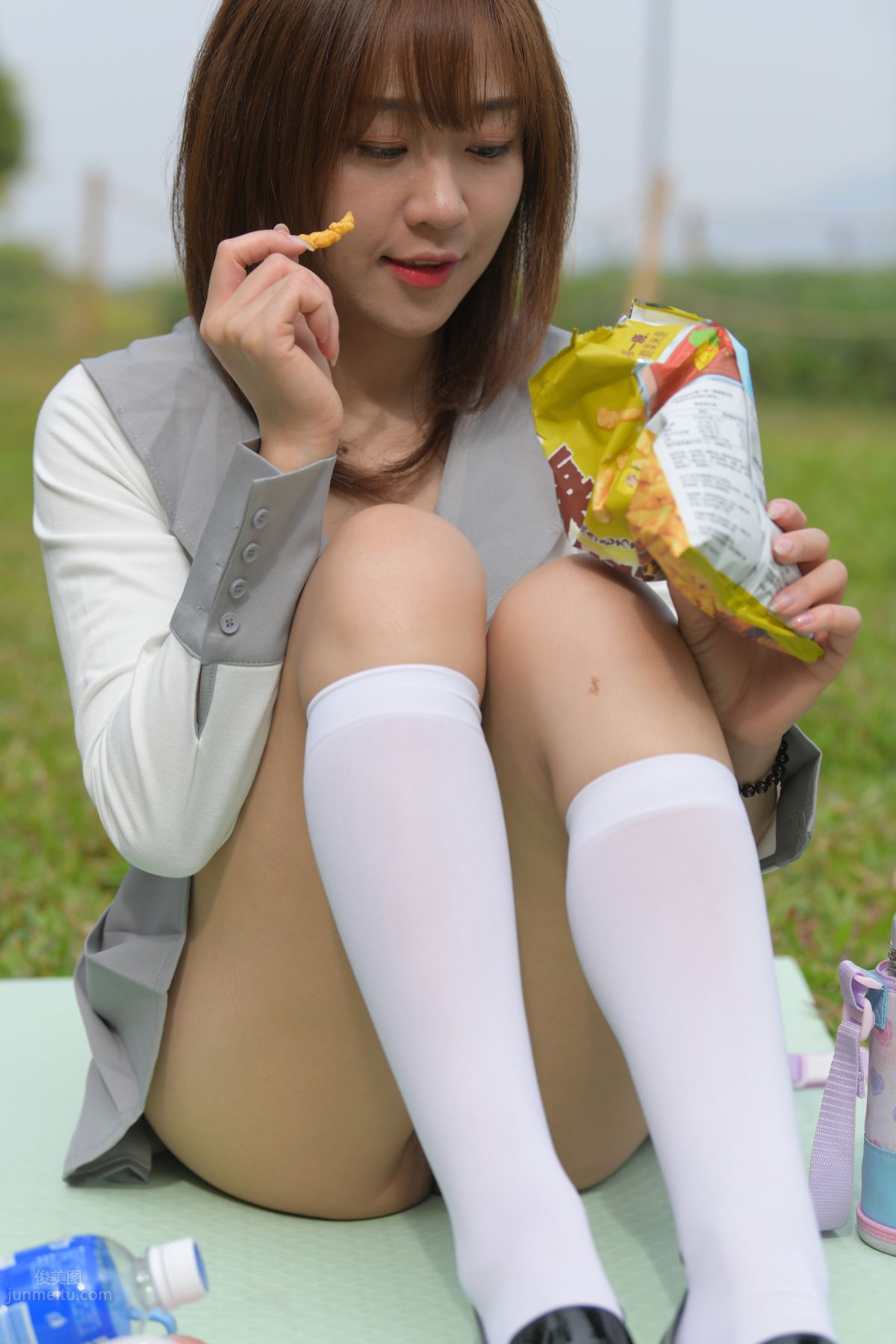 [Mojing Street] 095 Sexy and Moving Beauty in a Small Pleated Skirt photo 442