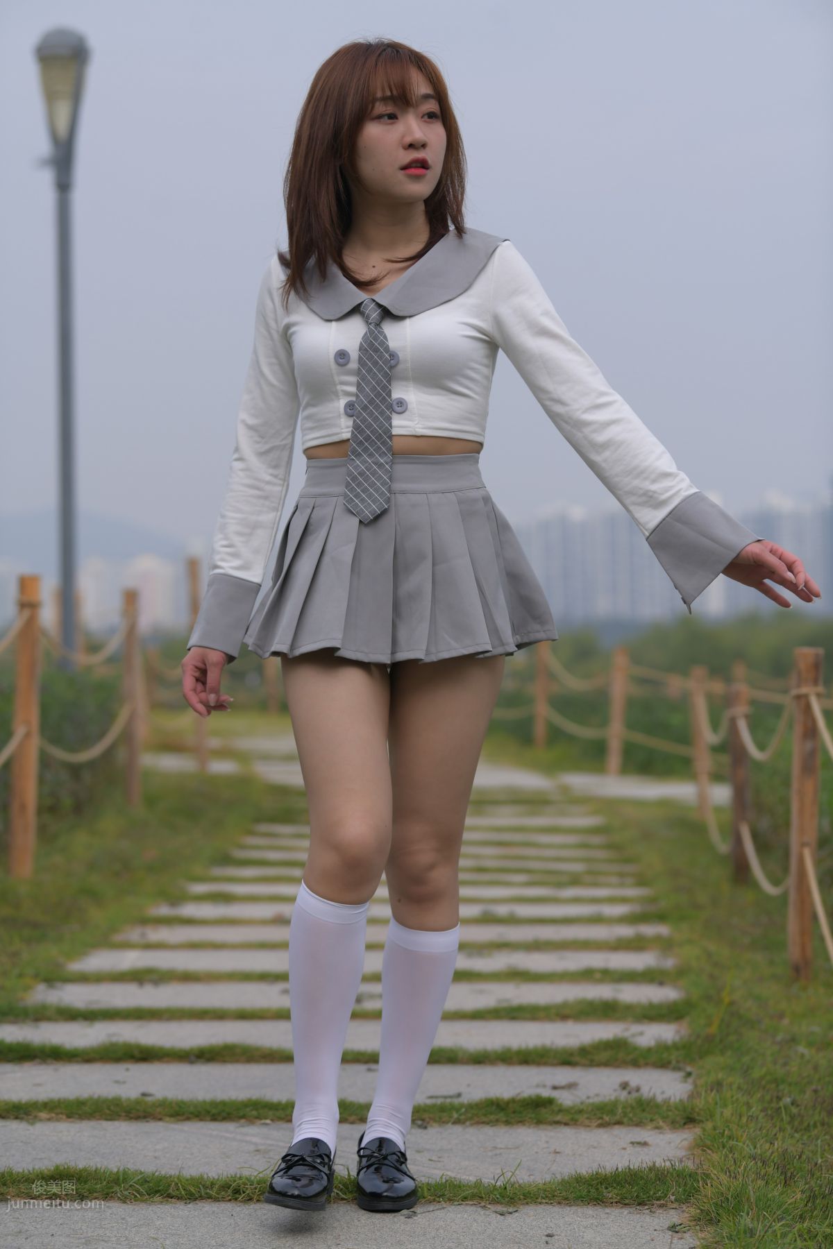 [Mojing Street] 095 Sexy and Moving Beauty in a Small Pleated Skirt photo 508